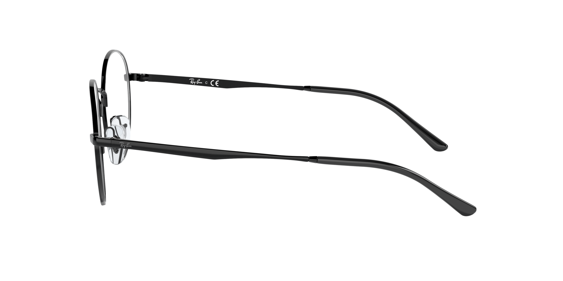 RB3681V Schwarz MetallEyeglass Frames von B24, Seitenansicht