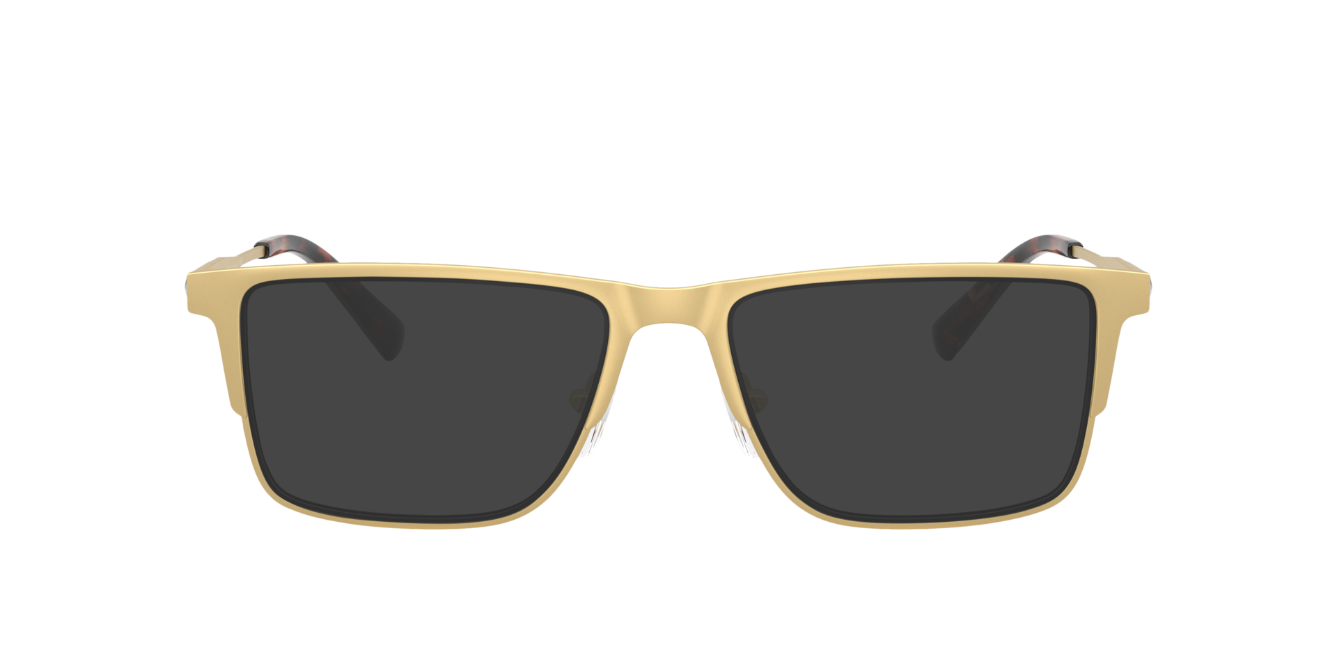 MK3097 Yellow Gold MetaalEyeglass Frames van B24, met getinte lenzen