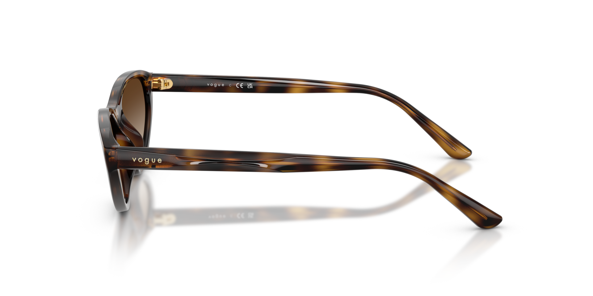 VO5726SU Dunkelhavana KunststoffSunglass Frames von B24, Seitenansicht