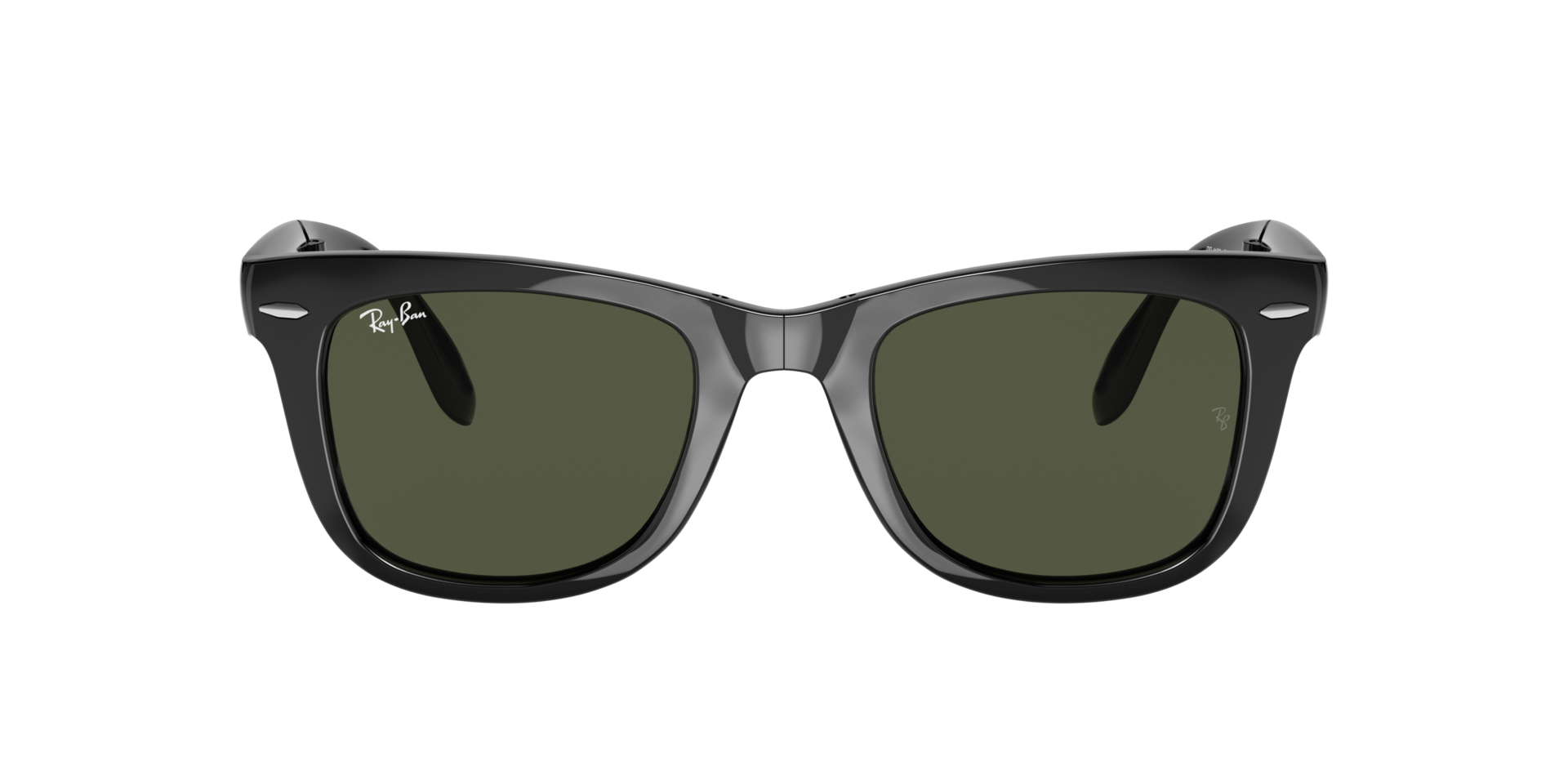 Wayfarer Folding Classic Schwarz KunststoffSunglass Frames von B24, mit getönten Gläsern