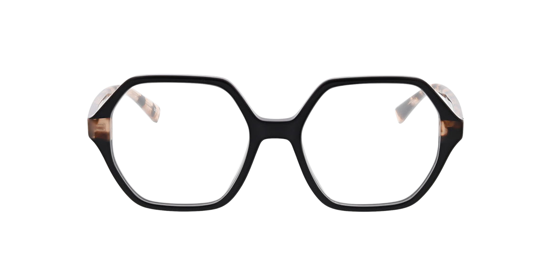 Zwart / roze Havana Molly -  Acetate Brillen