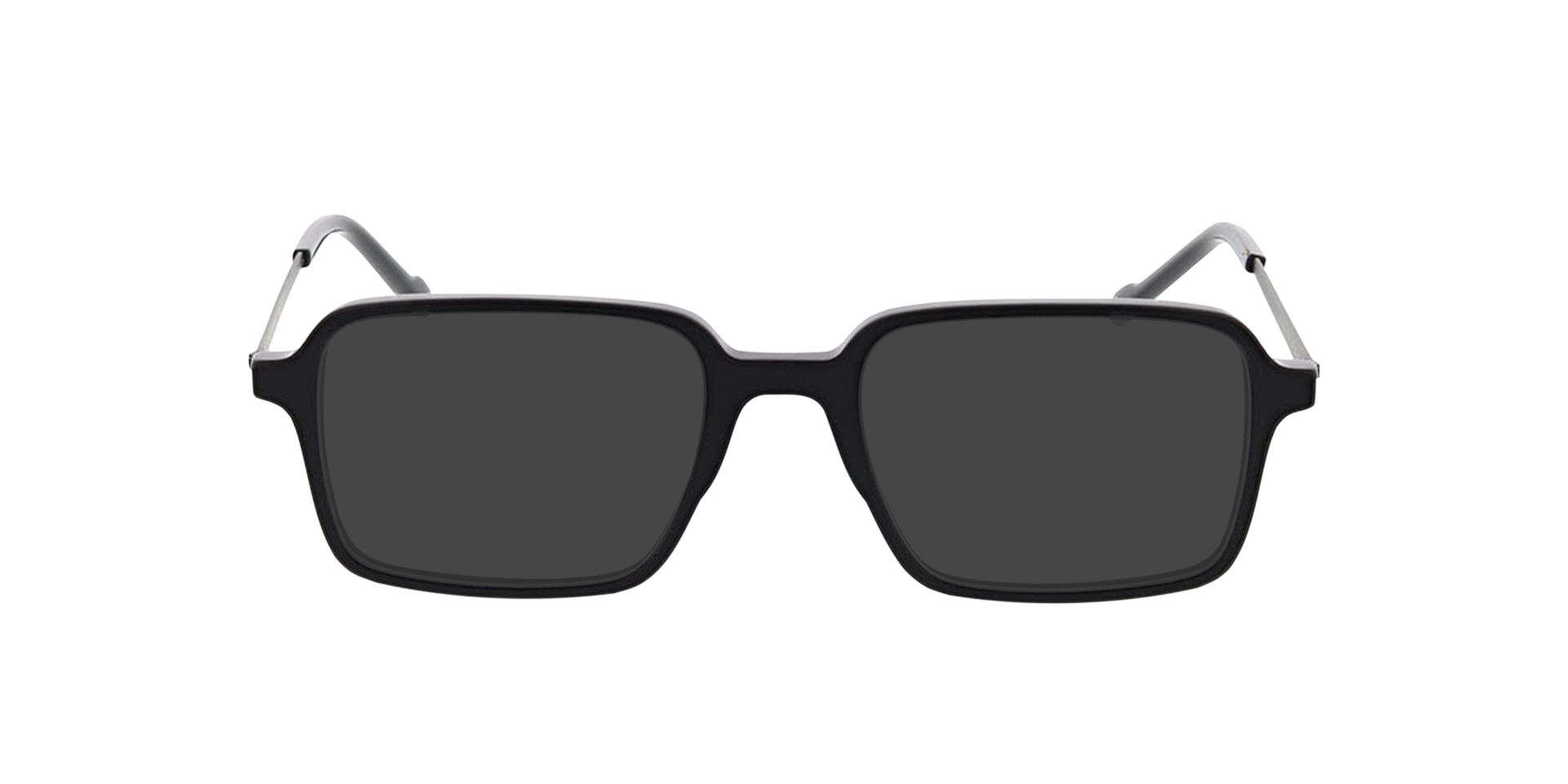Freiburg Black  &  Matt Gun AcetatEyeglass Frames von B24, mit getönten Gläsern