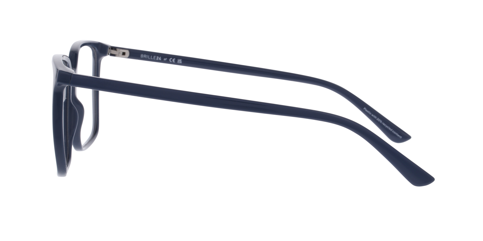 Jules Navy Blue KunststoffEyeglass Frames von B24, Seitenansicht