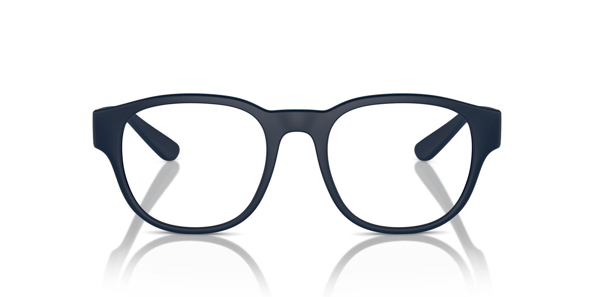 AX3110 Matblauw KunststofEyeglass Frames van B24, Vooraanzicht