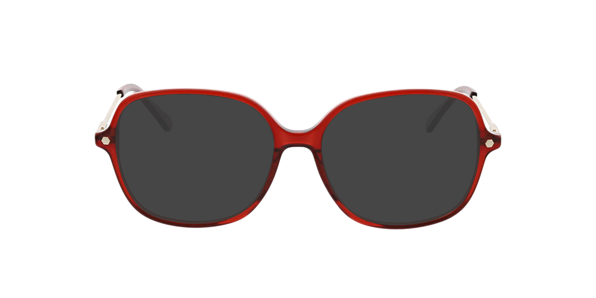 Linz Crystal Burgundy AcetatEyeglass Frames von B24, mit getönten Gläsern