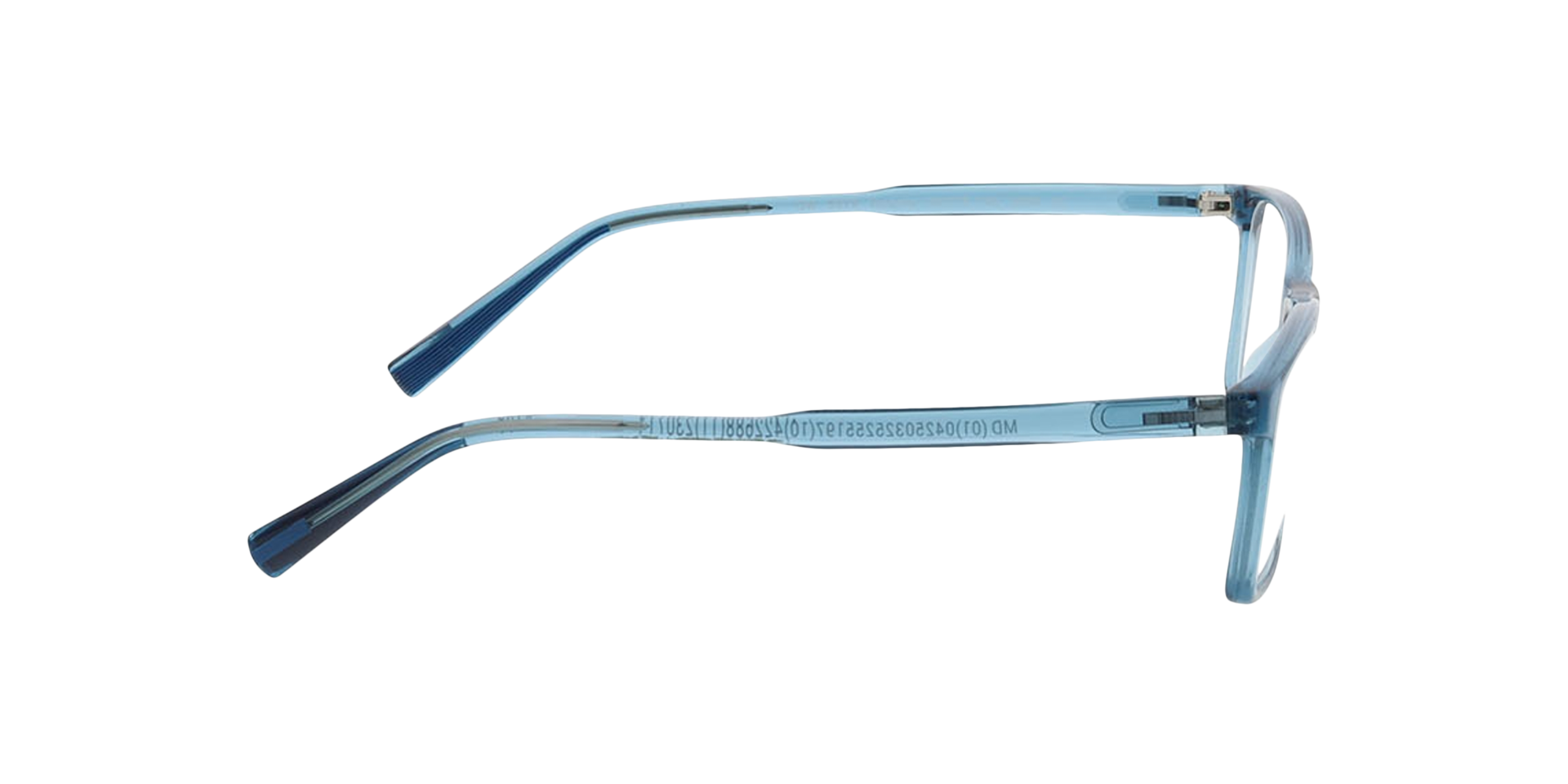 Toronto Kristalblauw KunststofEyeglass Frames van B24, Zijaanzicht