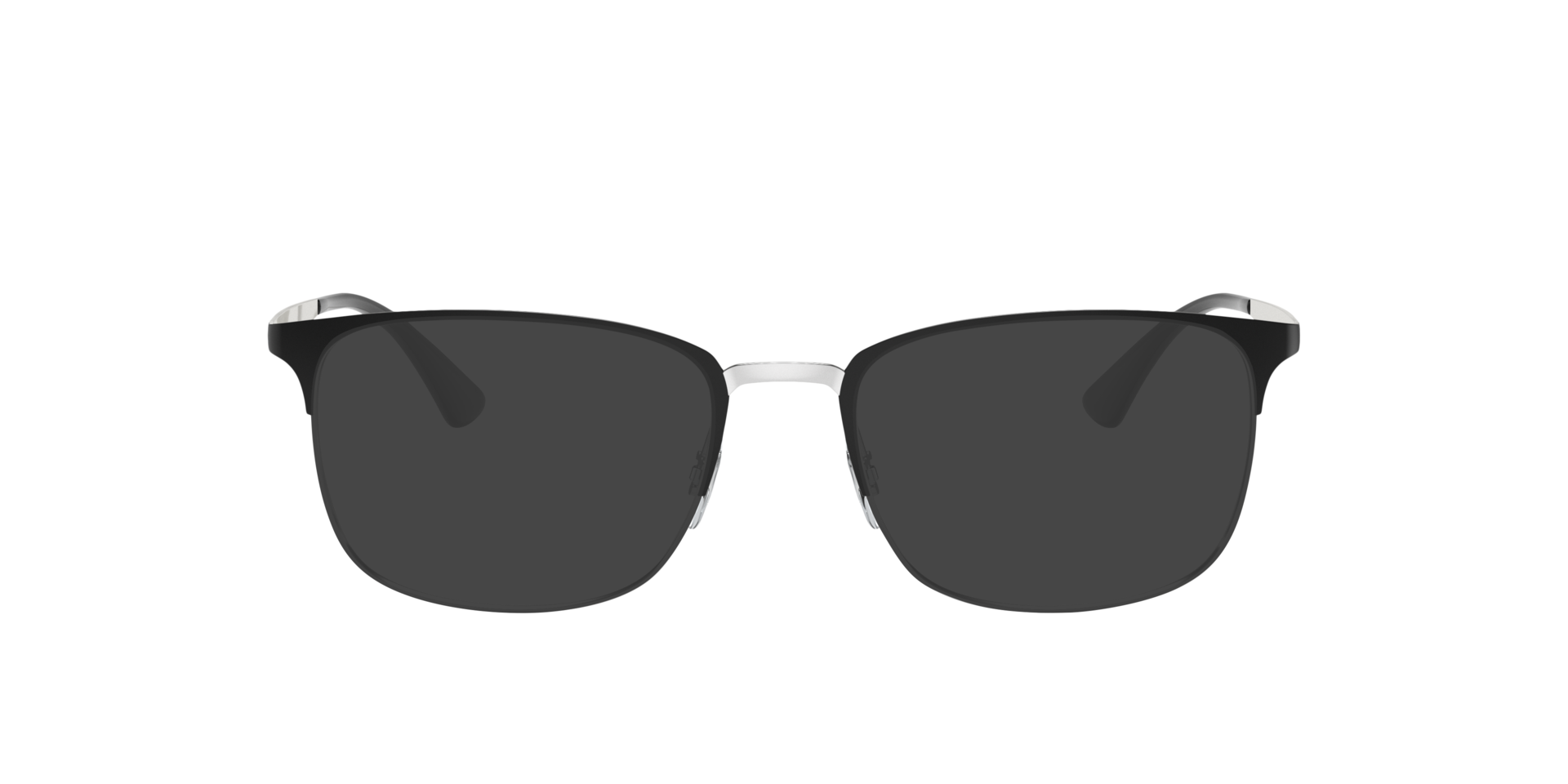 Schwarz auf Silber RB6421 -  Metal Sonnenbrillen