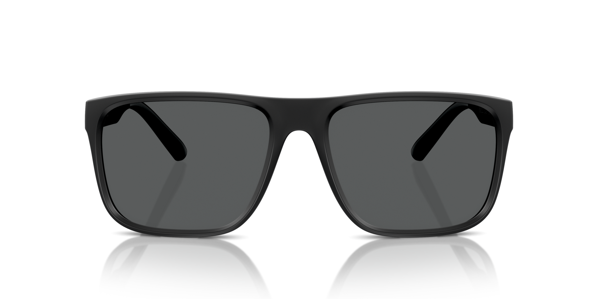 FZ6002U Matt Schwarz KunststoffSunglass Frames von B24, Vorderansicht