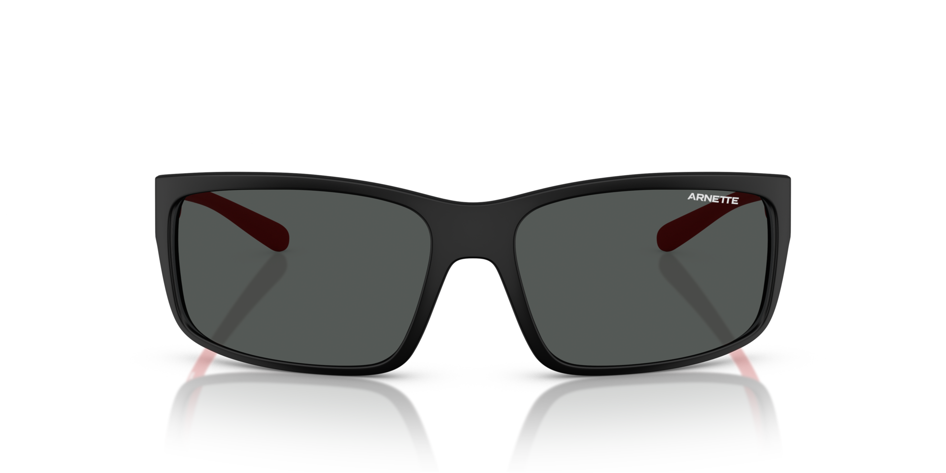 AN4242 Matt Schwarz KunststoffSunglass Frames von B24, Vorderansicht