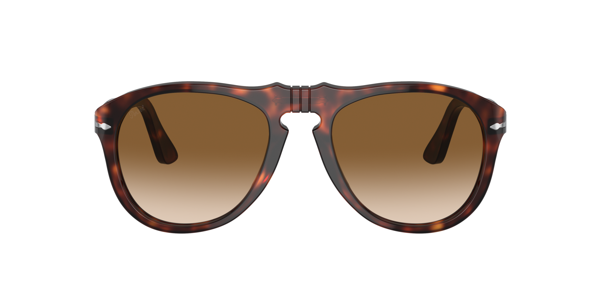 649 - Original Havana AcetaatSunglass Frames van B24, met getinte lenzen