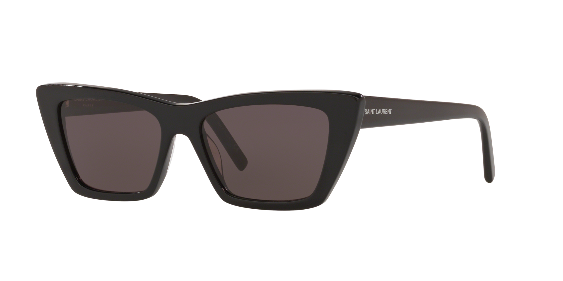 SL 276 MICA Zwart glanzend AcetaatSunglass Frames van B24, Hoekweergave