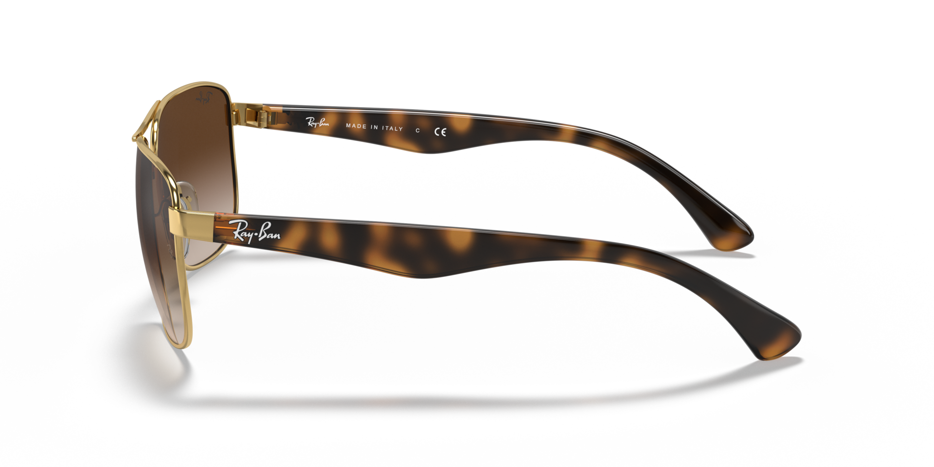 RB3533 Arista goud MetaalSunglass Frames van B24, Zijaanzicht