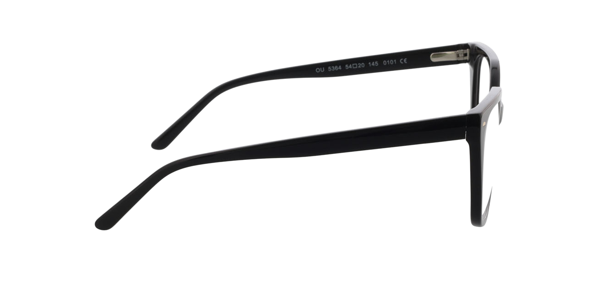 Beverly Schwarz AcetatEyeglass Frames von B24, Seitenansicht