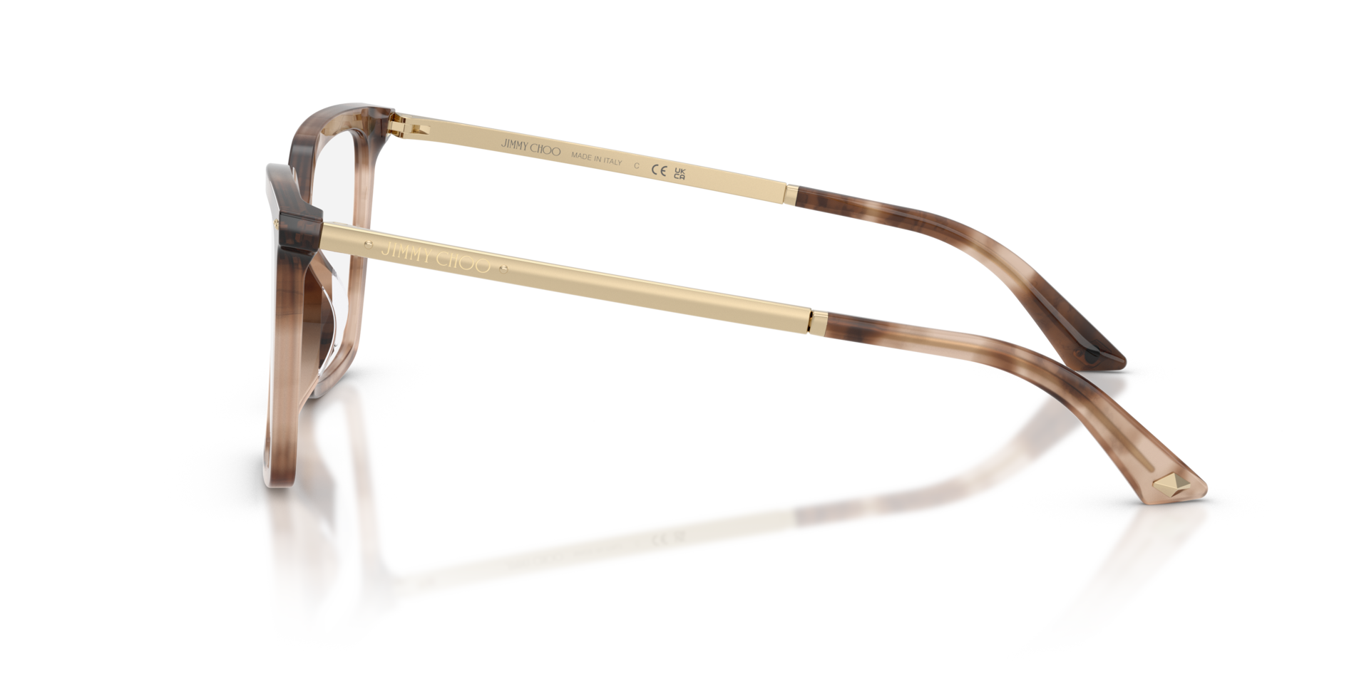 JC3054U Havana AcetatEyeglass Frames von B24, Seitenansicht