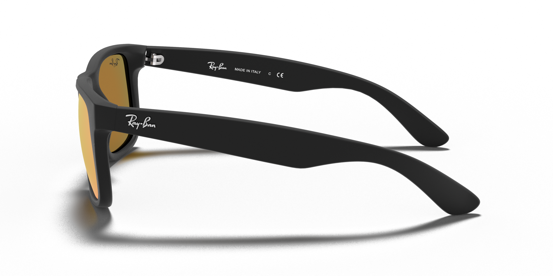 RB4165 Rubber Black KunststoffSunglass Frames von B24, Seitenansicht
