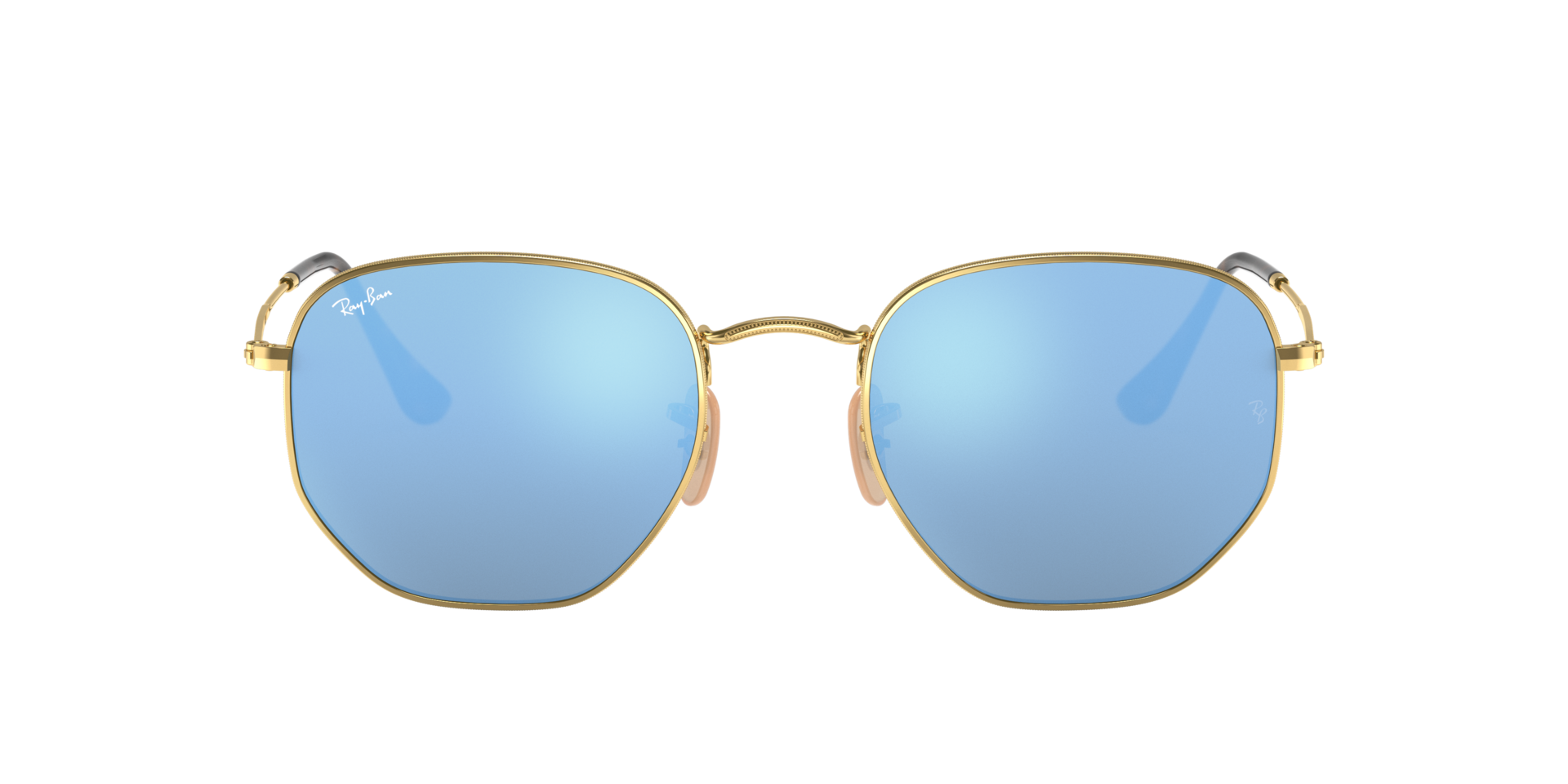 RB3548N Arista Gold MetallSunglass Frames von B24, mit getönten Gläsern