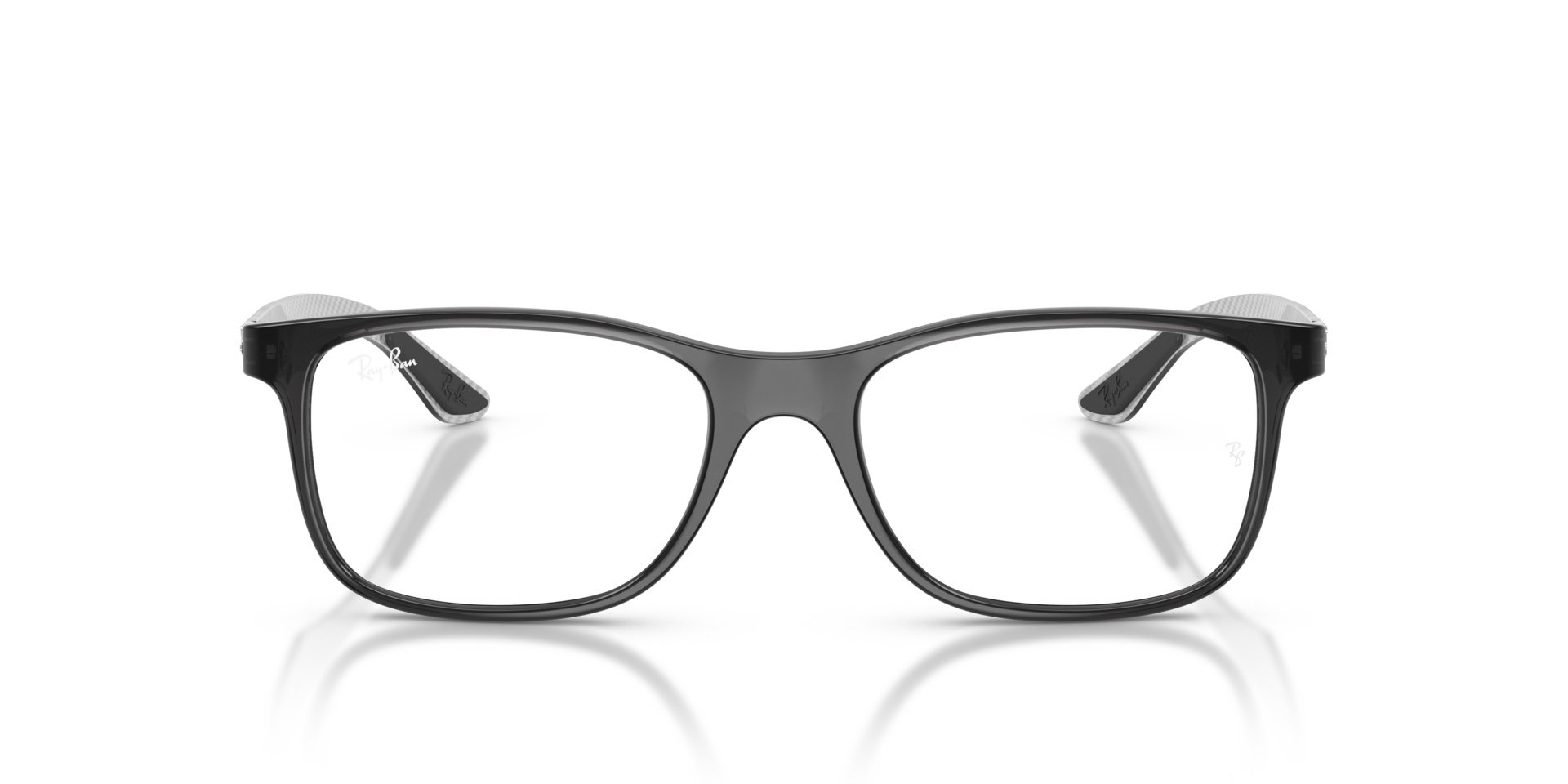 RB8903 Transparant grijs KunststofEyeglass Frames van B24, Vooraanzicht