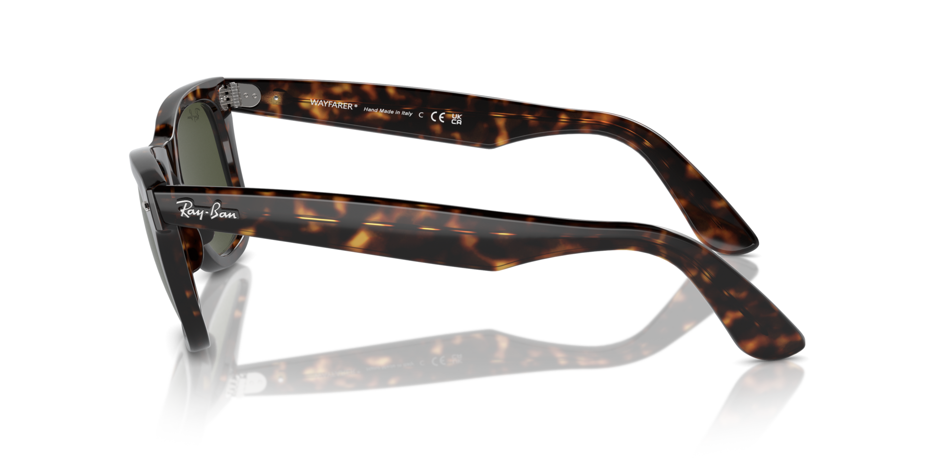 RB2140 Tortoise AcetaatSunglass Frames van B24, Zijaanzicht