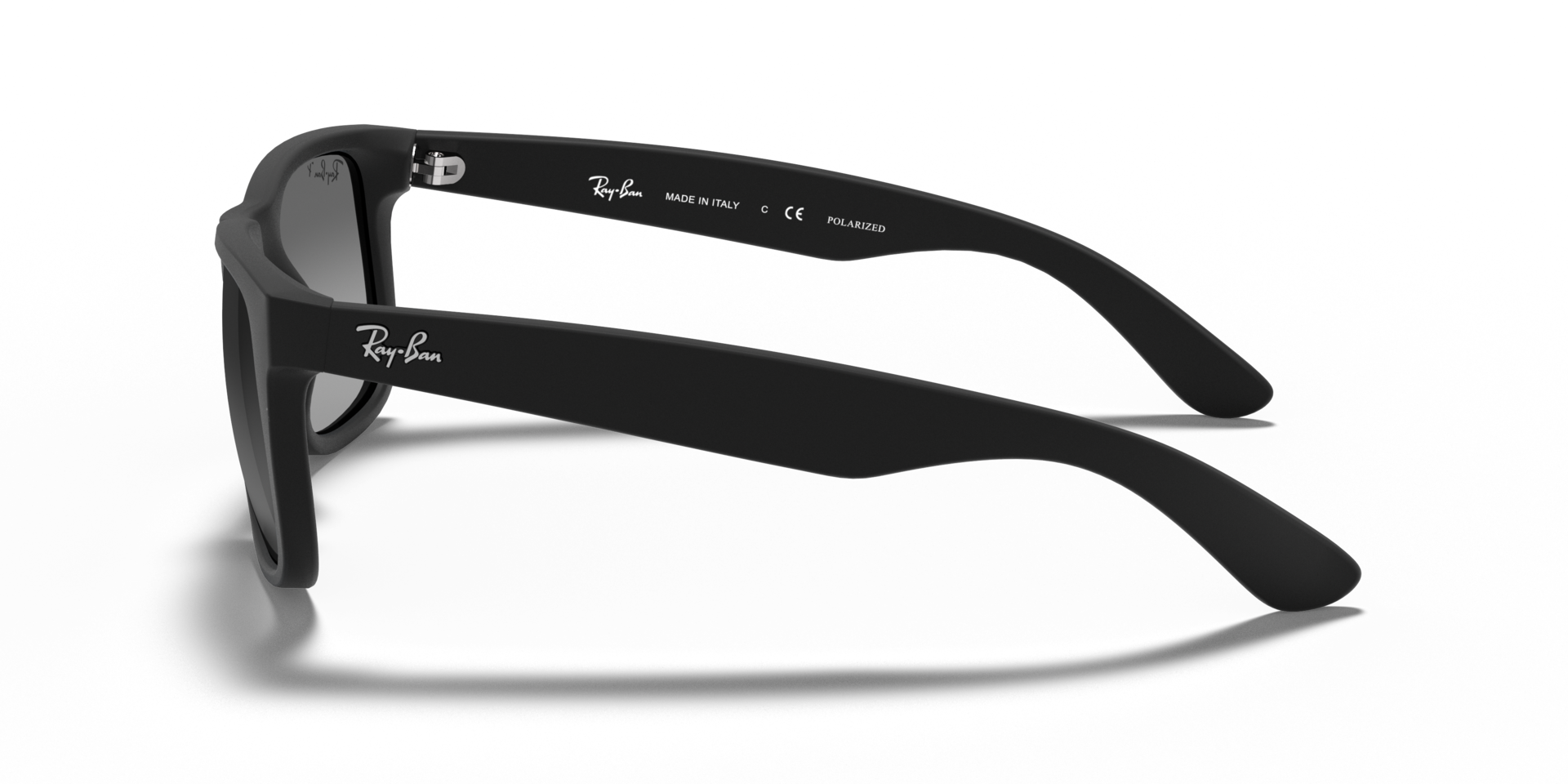RB4165 Rubber Black KunststoffSunglass Frames von B24, Seitenansicht