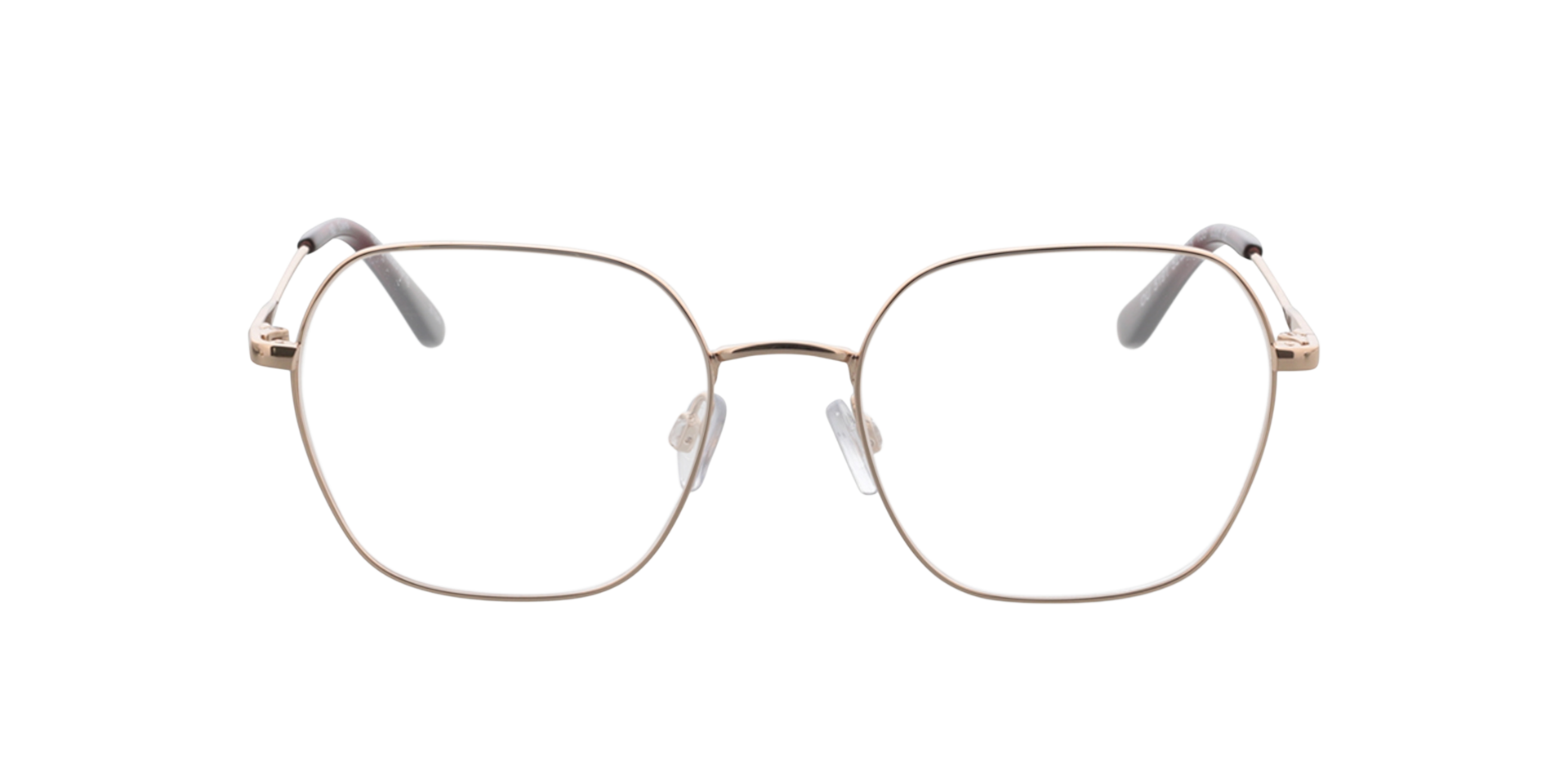 Claire Roze goud  &  paars MetaalEyeglass Frames van B24, Vooraanzicht