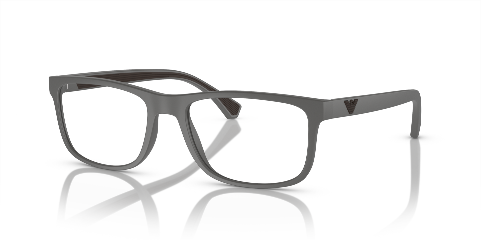 EA3147 Matgrijs KunststofEyeglass Frames van B24, Hoekweergave