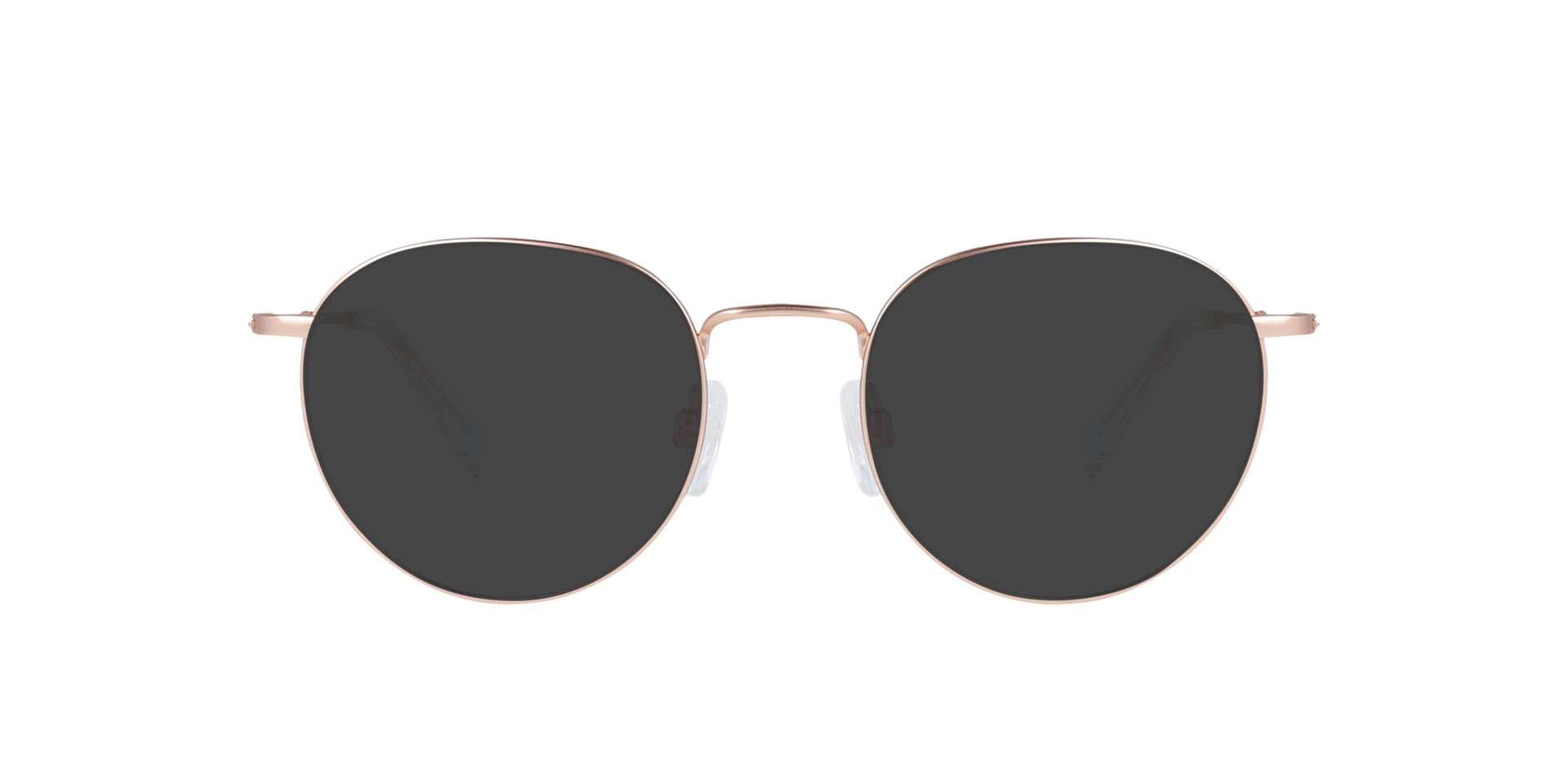 Ceo Large Rose Champagne Titanium TitanEyeglass Frames von B24, mit getönten Gläsern