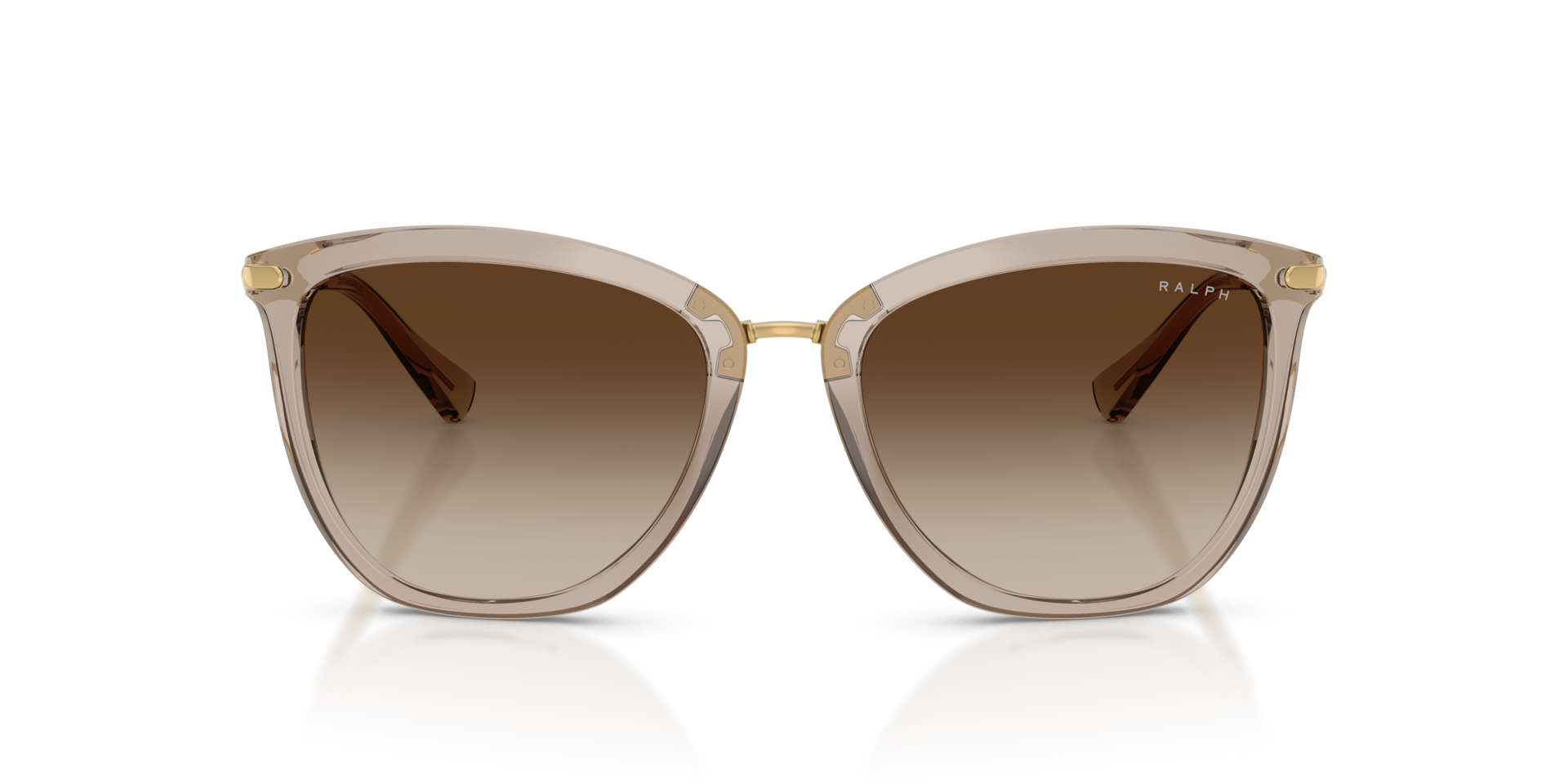 RA5245 Shiny Beige KunststoffSunglass Frames von B24, Vorderansicht