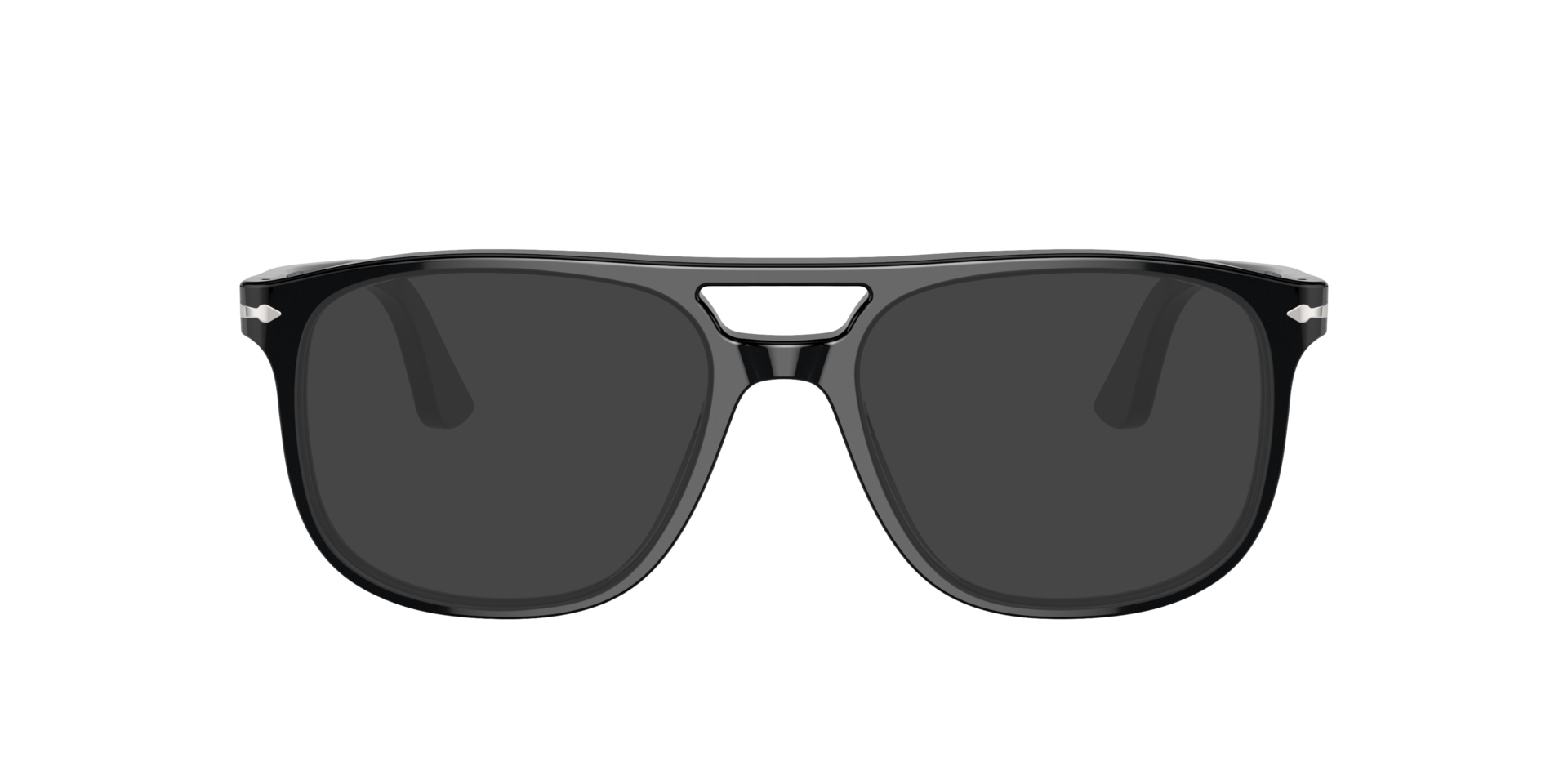 PO3329V Zwart AcetaatEyeglass Frames van B24, met getinte lenzen