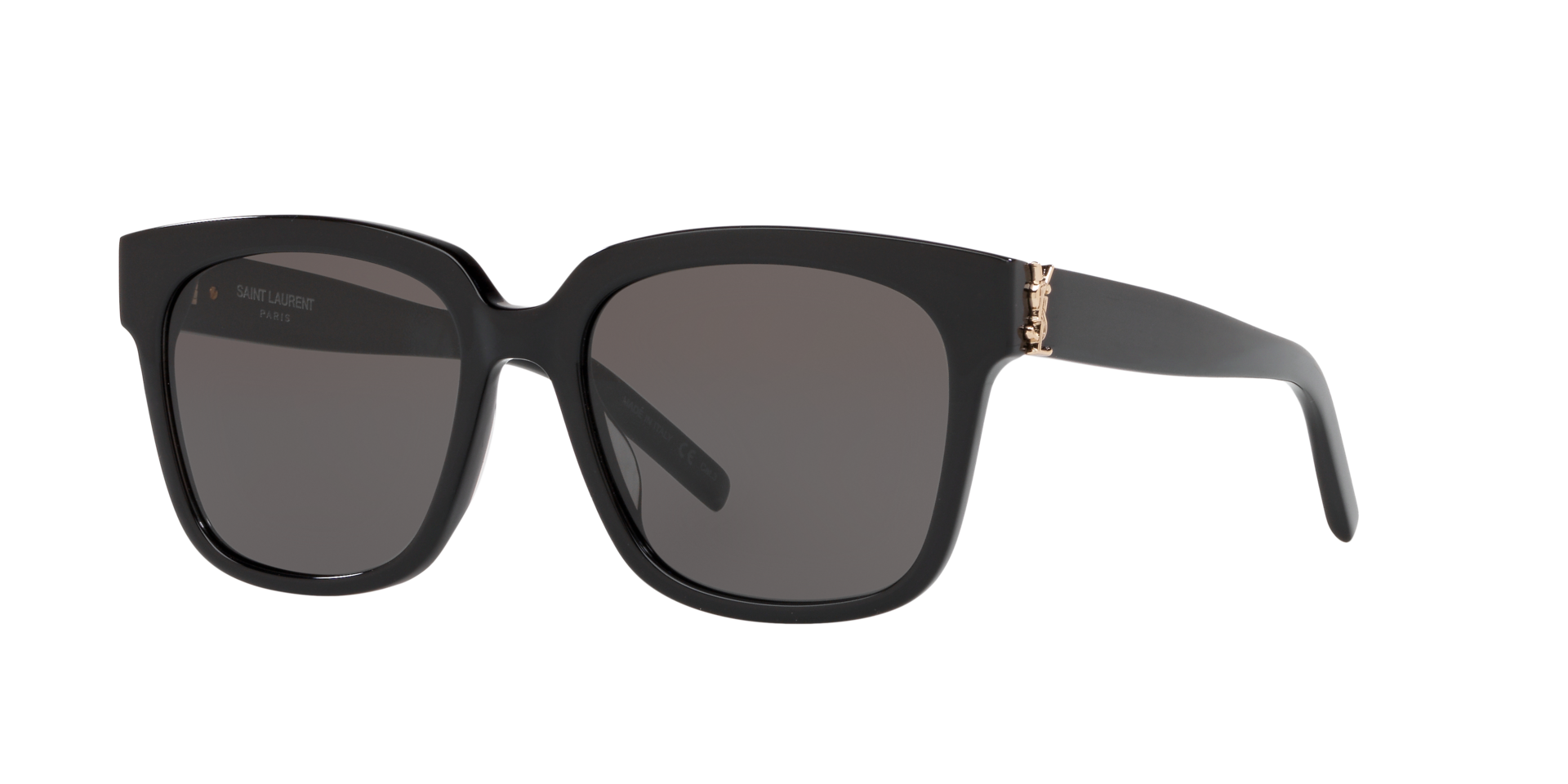 SL M40 Zwart glanzend AcetaatSunglass Frames van B24, Hoekweergave