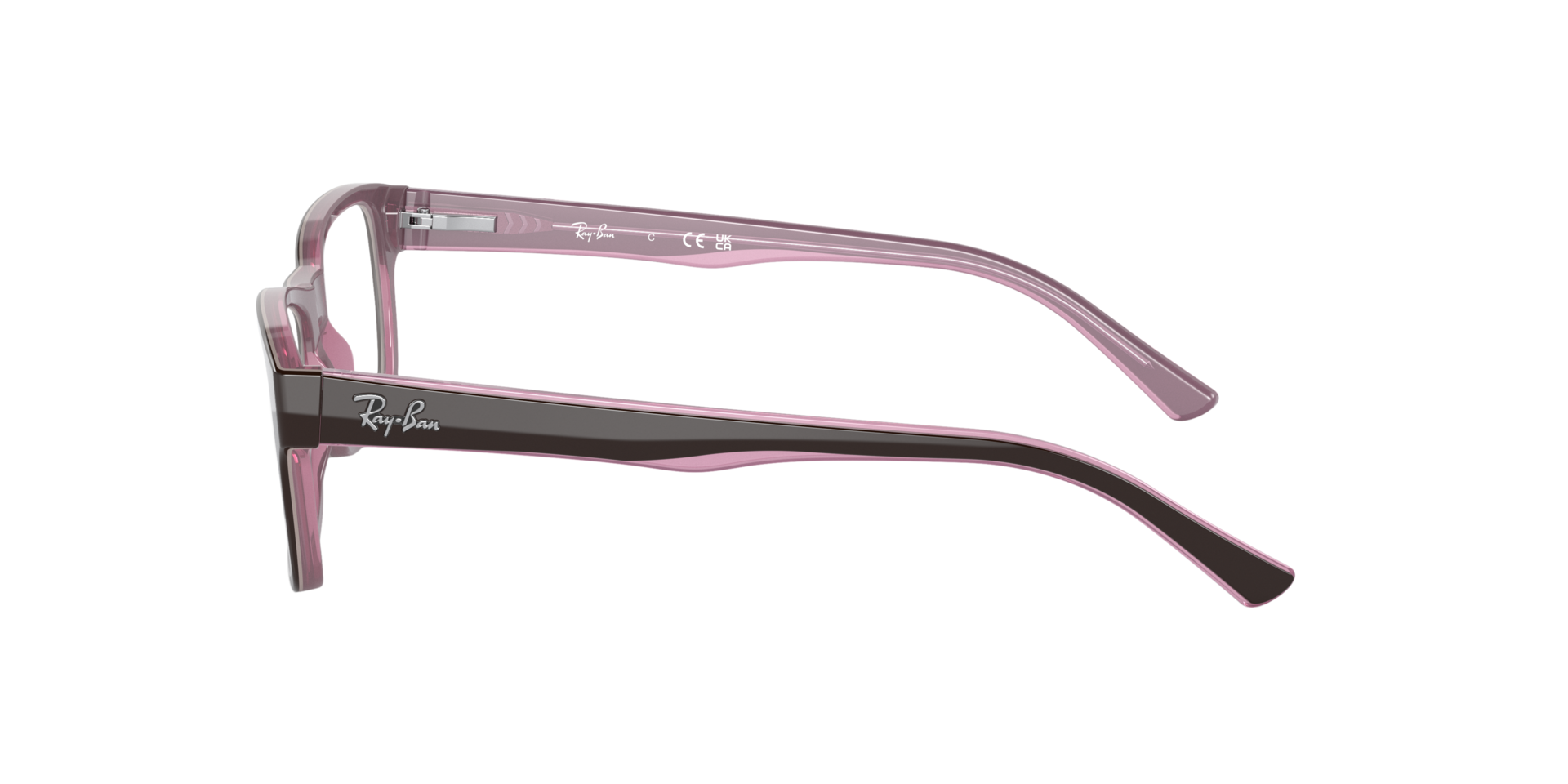 RB5268 Braun auf Rosa AcetatEyeglass Frames von B24, Seitenansicht