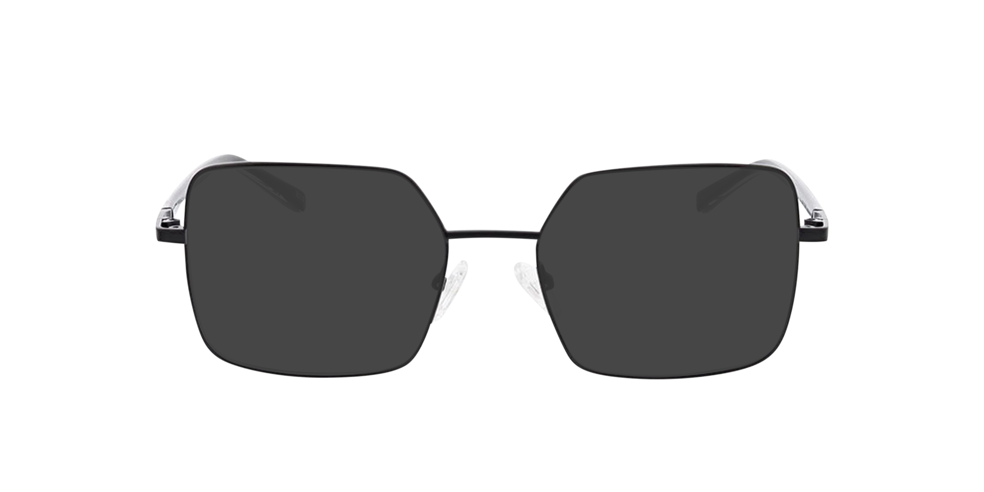 Florenz Schwarz MetallEyeglass Frames von B24, mit getönten Gläsern