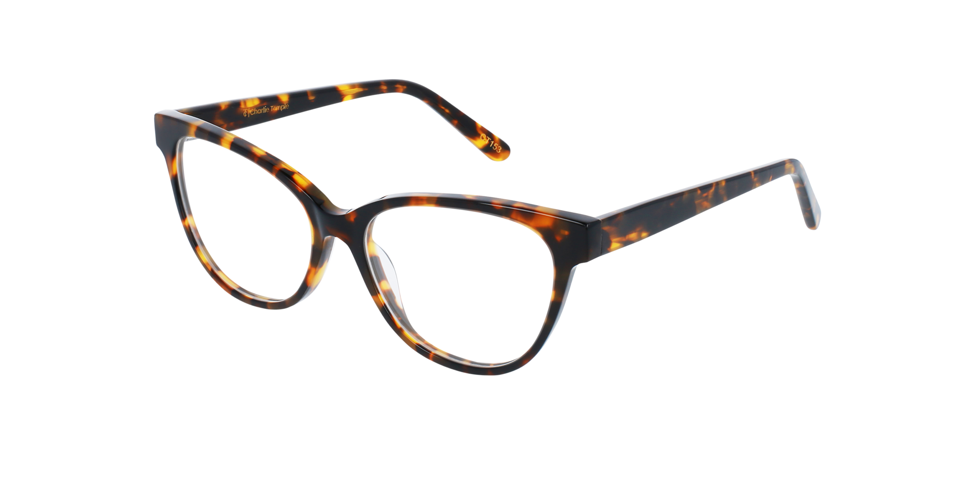 Florence CT Garnet Havana AcetaatEyeglass Frames van B24, Hoekweergave
