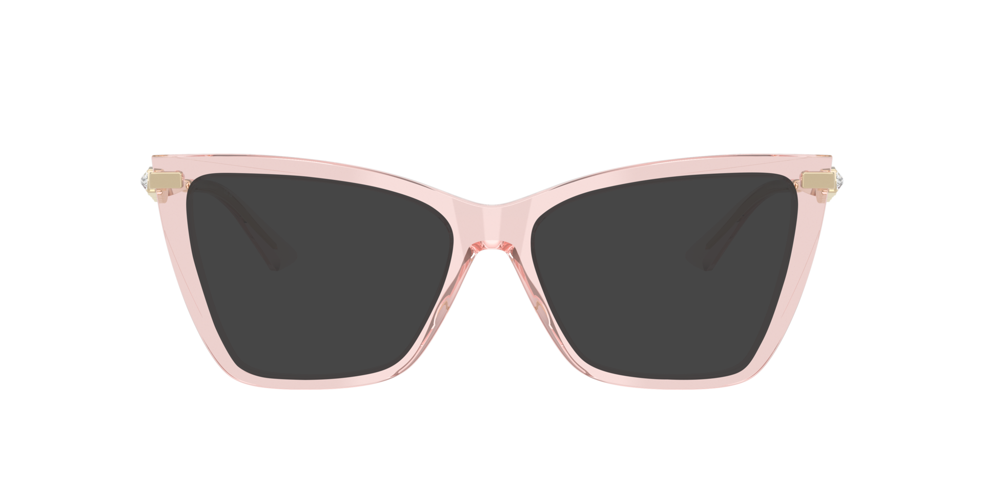 JC3020B Pink transparent AcetatEyeglass Frames von B24, mit getönten Gläsern