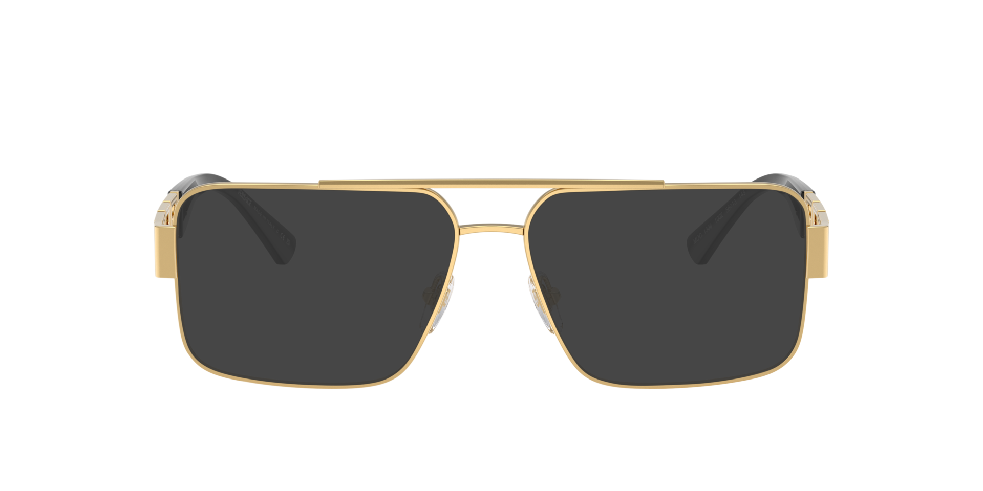 VE1308 Goud MetaalEyeglass Frames van B24, met getinte lenzen