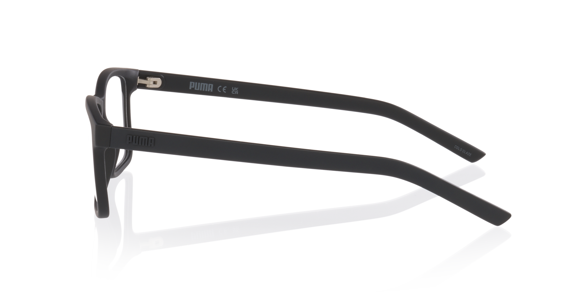 PU0517O Schwarz KunststoffEyeglass Frames von B24, Seitenansicht