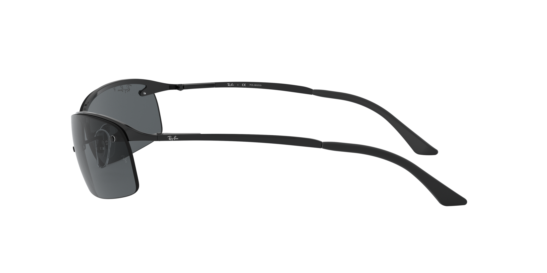 RB3183 Zwart MetaalSunglass Frames van B24, Zijaanzicht