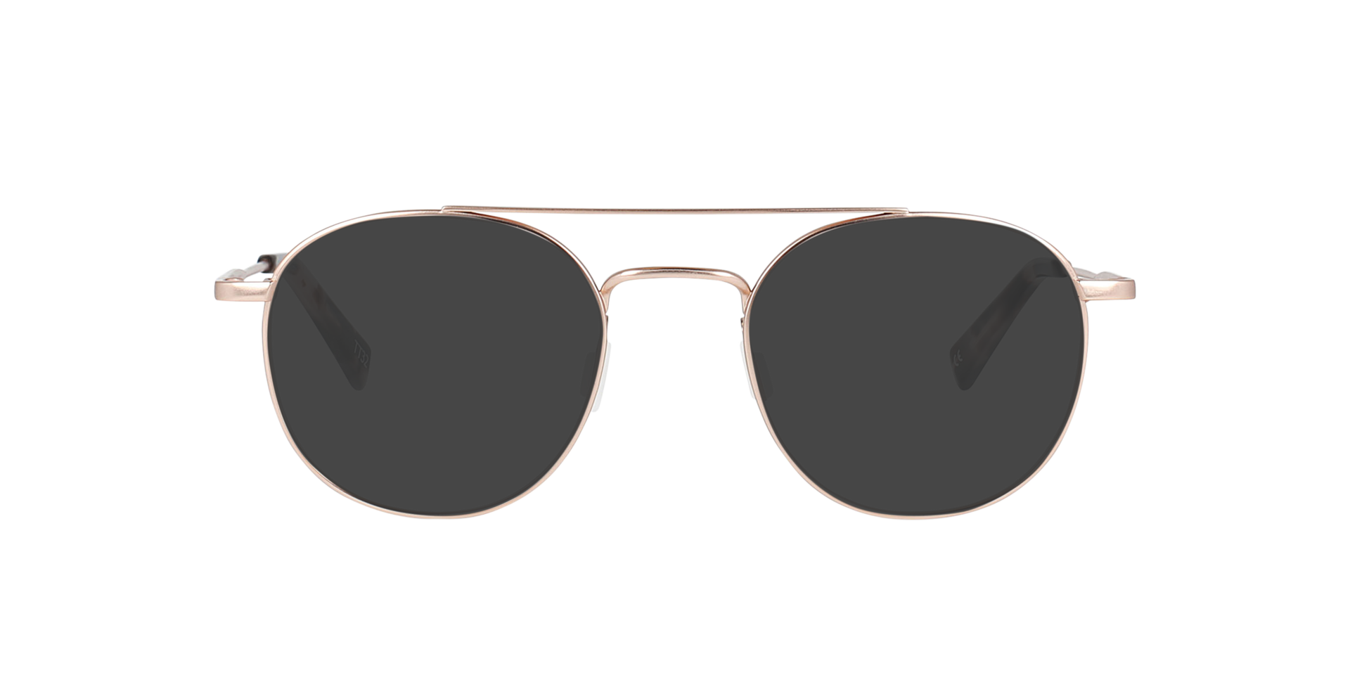 Merlin Rose Gold Titanium TitanEyeglass Frames von B24, mit getönten Gläsern