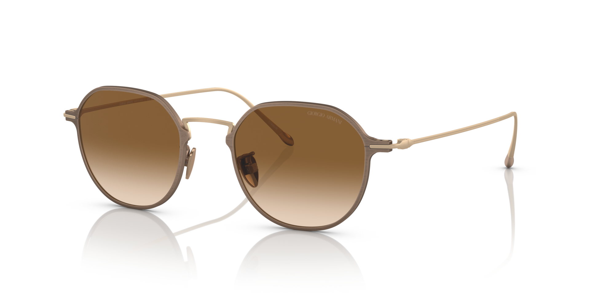 AR6138T Brons TitaanSunglass Frames van B24, Hoekweergave