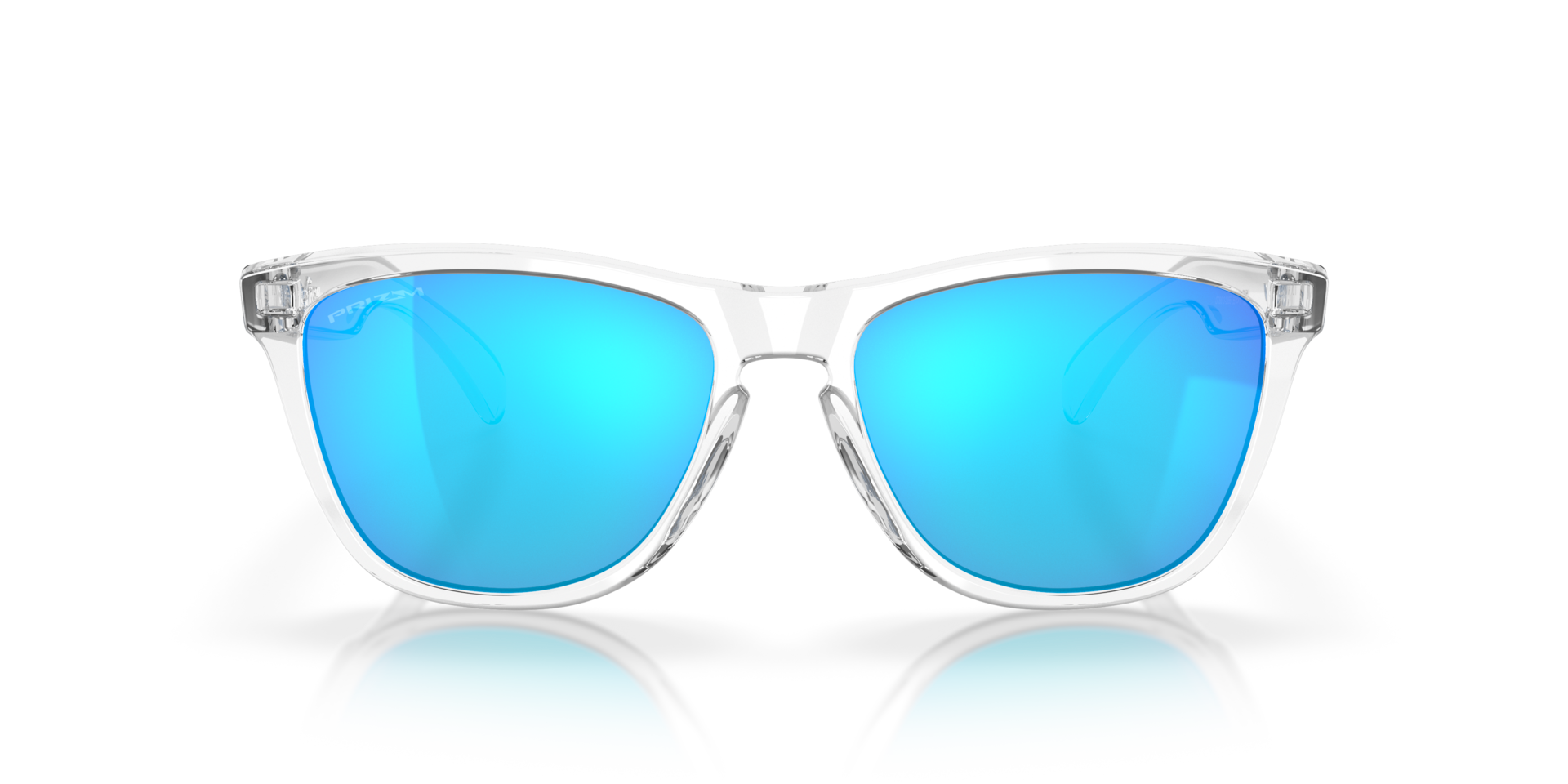 Frogskins™ Kristallklar KunststoffSunglass Frames von B24, Vorderansicht