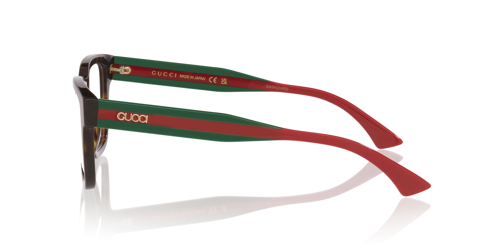 GG1870O Tortoise AcetaatEyeglass Frames van B24, Zijaanzicht
