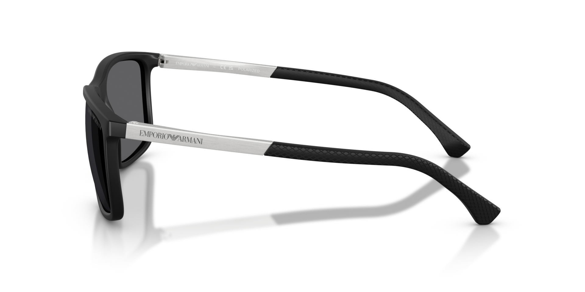 EA4058 Rubber Black KunststoffSunglass Frames von B24, Seitenansicht