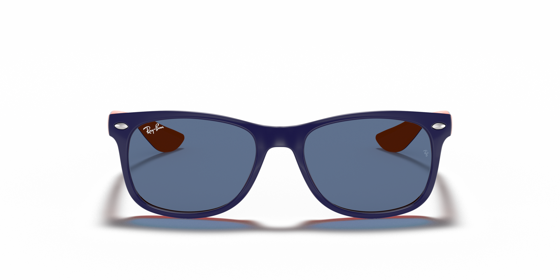 RB9052S Blau auf Orange KunststoffSunglass Frames von B24, Vorderansicht