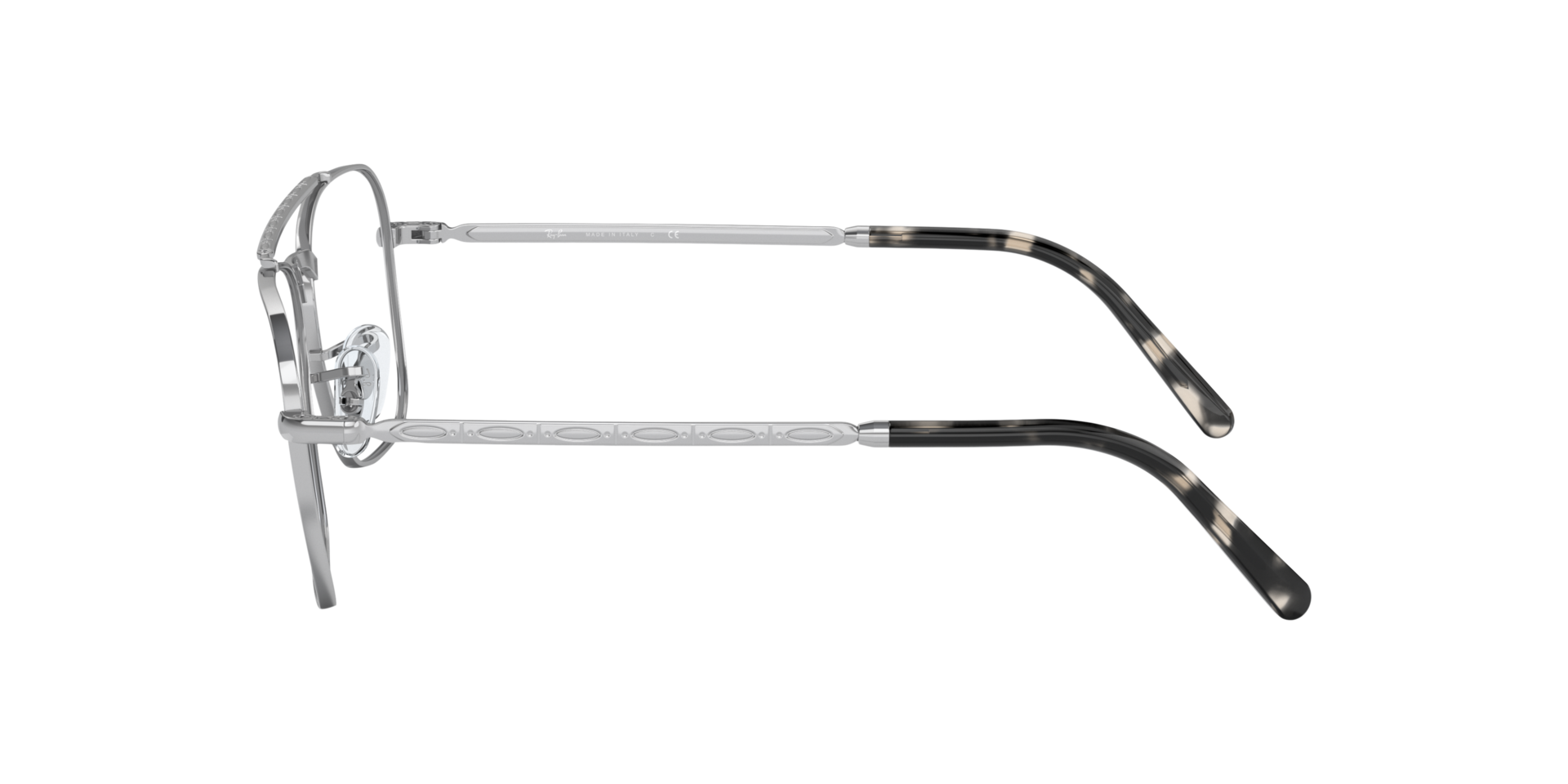 RB3636V Silber MetallEyeglass Frames von B24, Seitenansicht