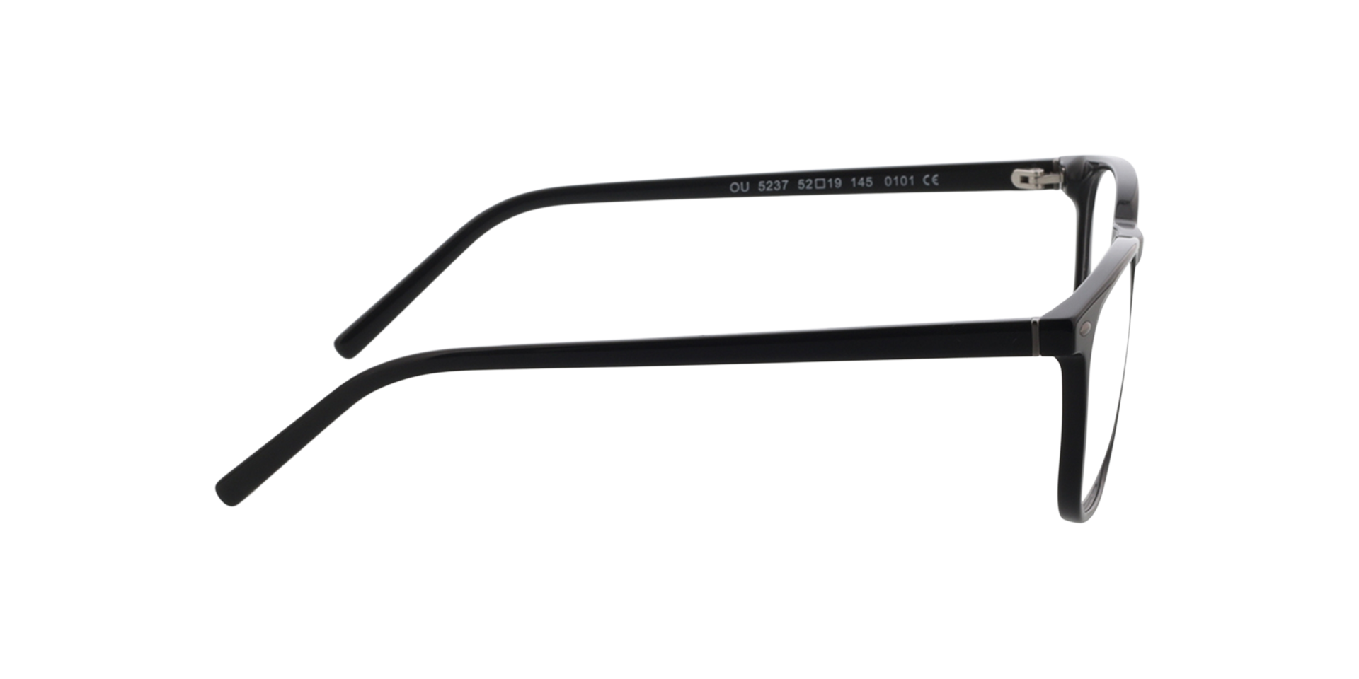 Tilbury Schwarz AcetatEyeglass Frames von B24, Seitenansicht