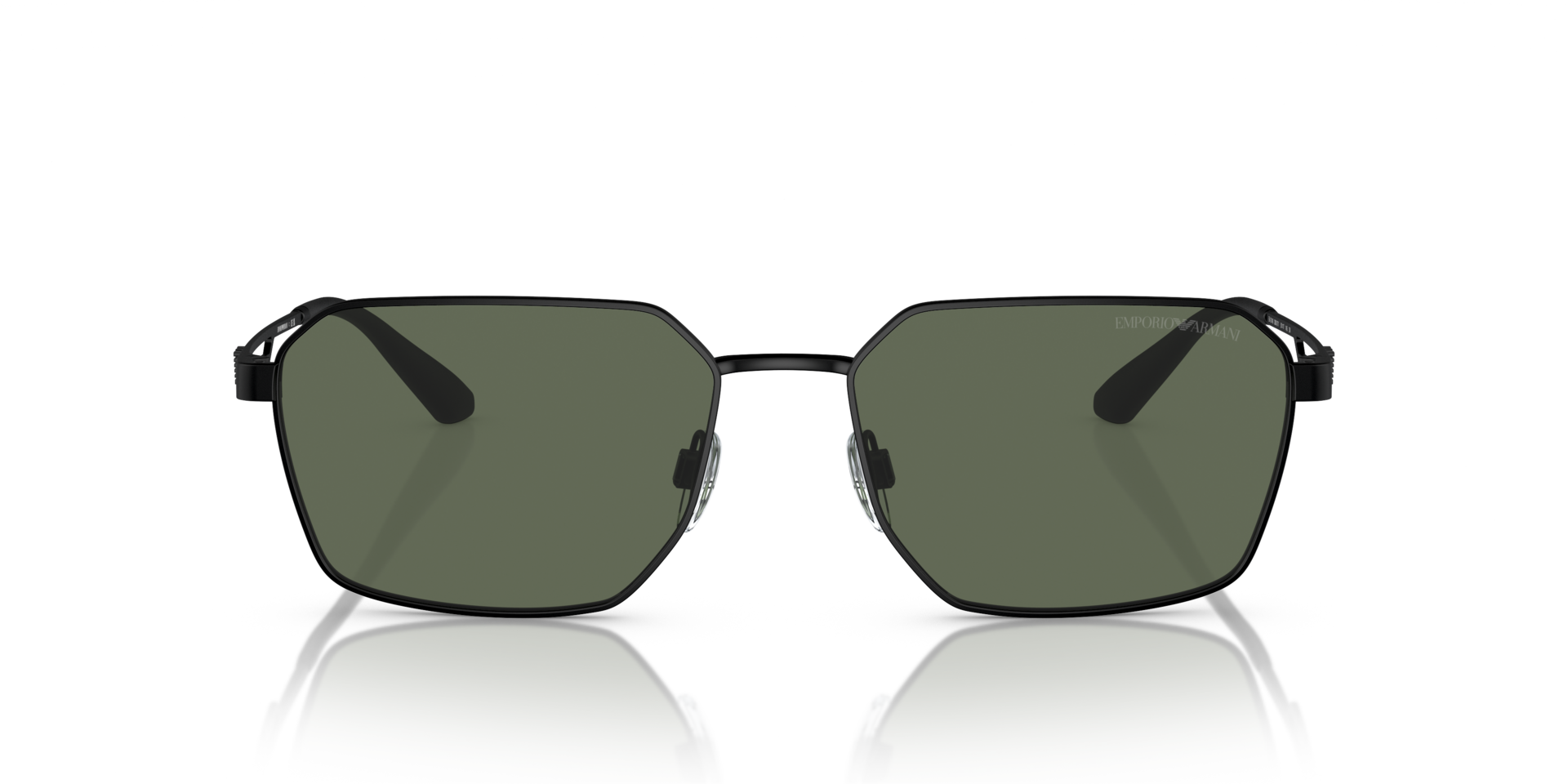 EA2140 Matt Schwarz MetallSunglass Frames von B24, Vorderansicht