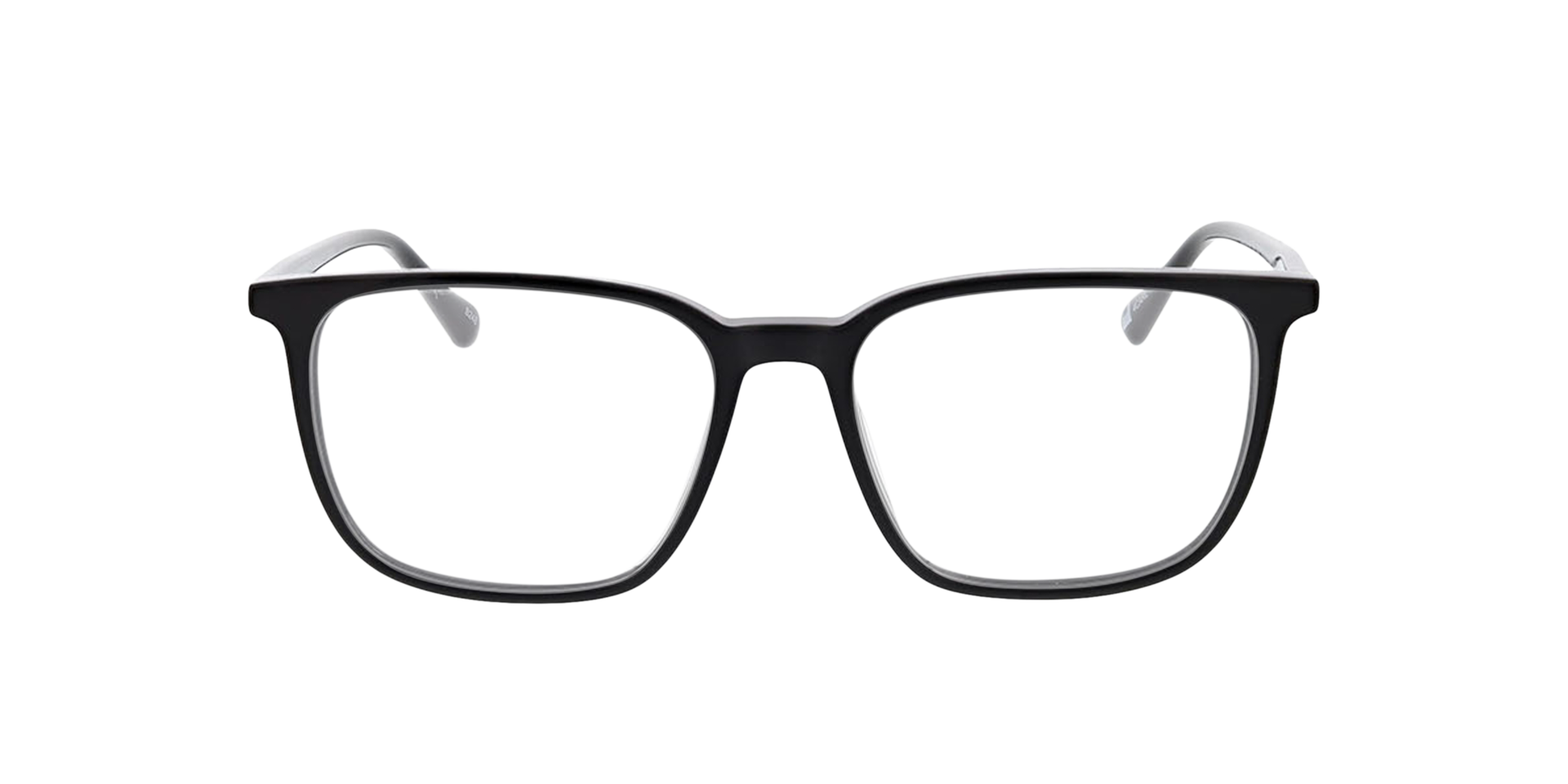 Pennsylvania Schwarz AcetatEyeglass Frames von B24, Vorderansicht