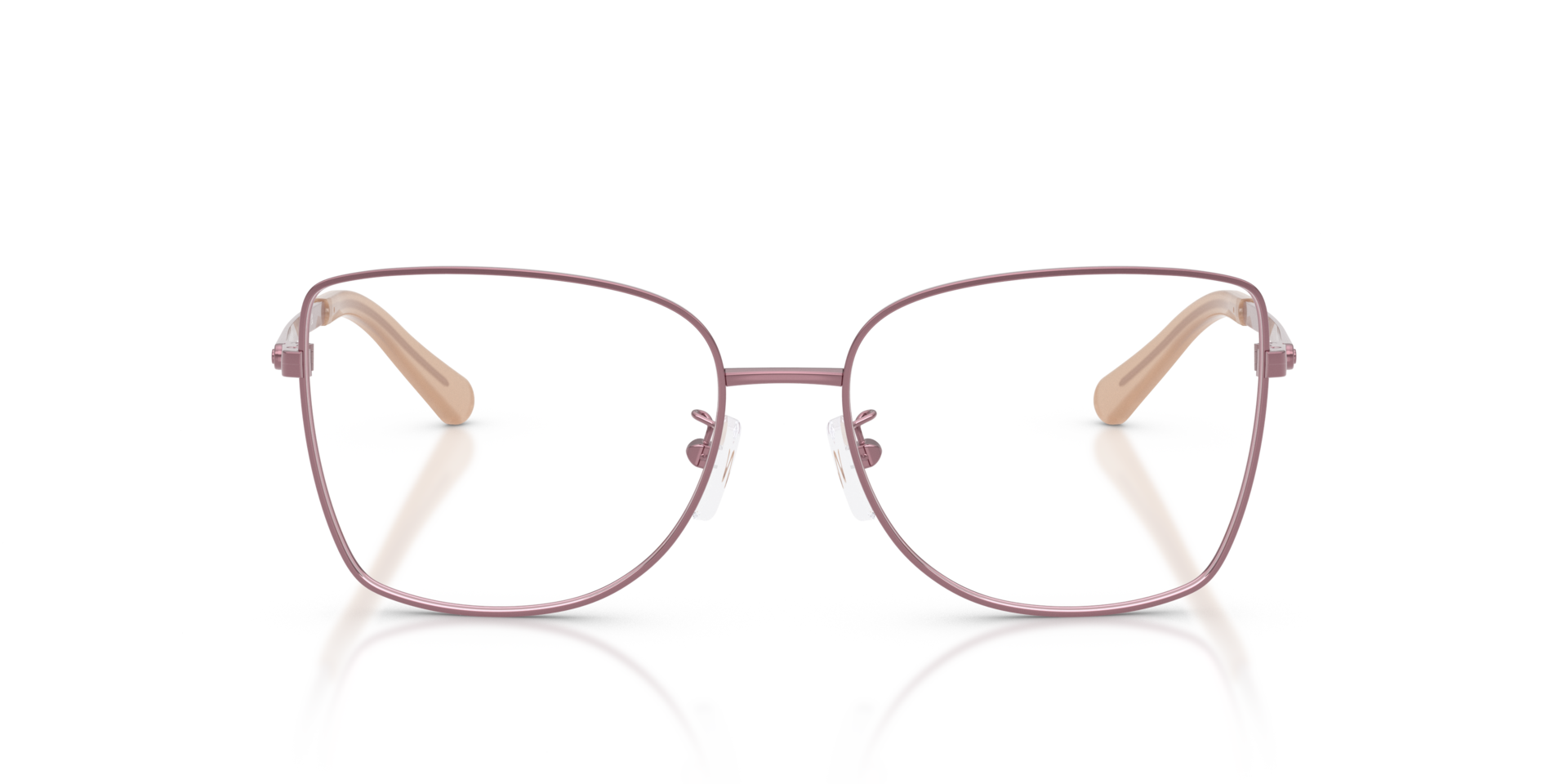 MK3035 Milky Lilac MetaalEyeglass Frames van B24, Vooraanzicht
