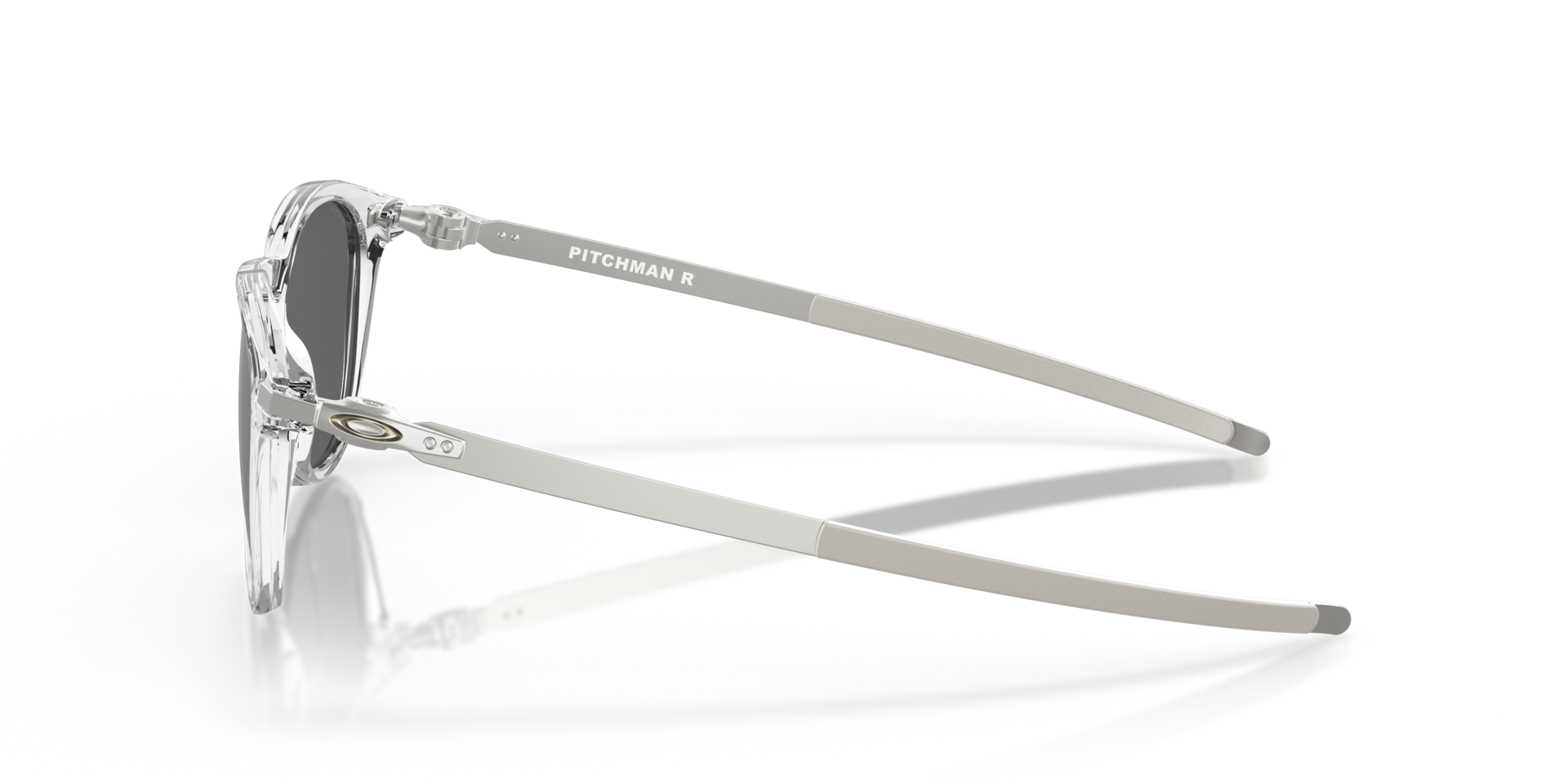 Pitchman™ R Glanzend transparant KunststofEyeglass Frames van B24, Zijaanzicht