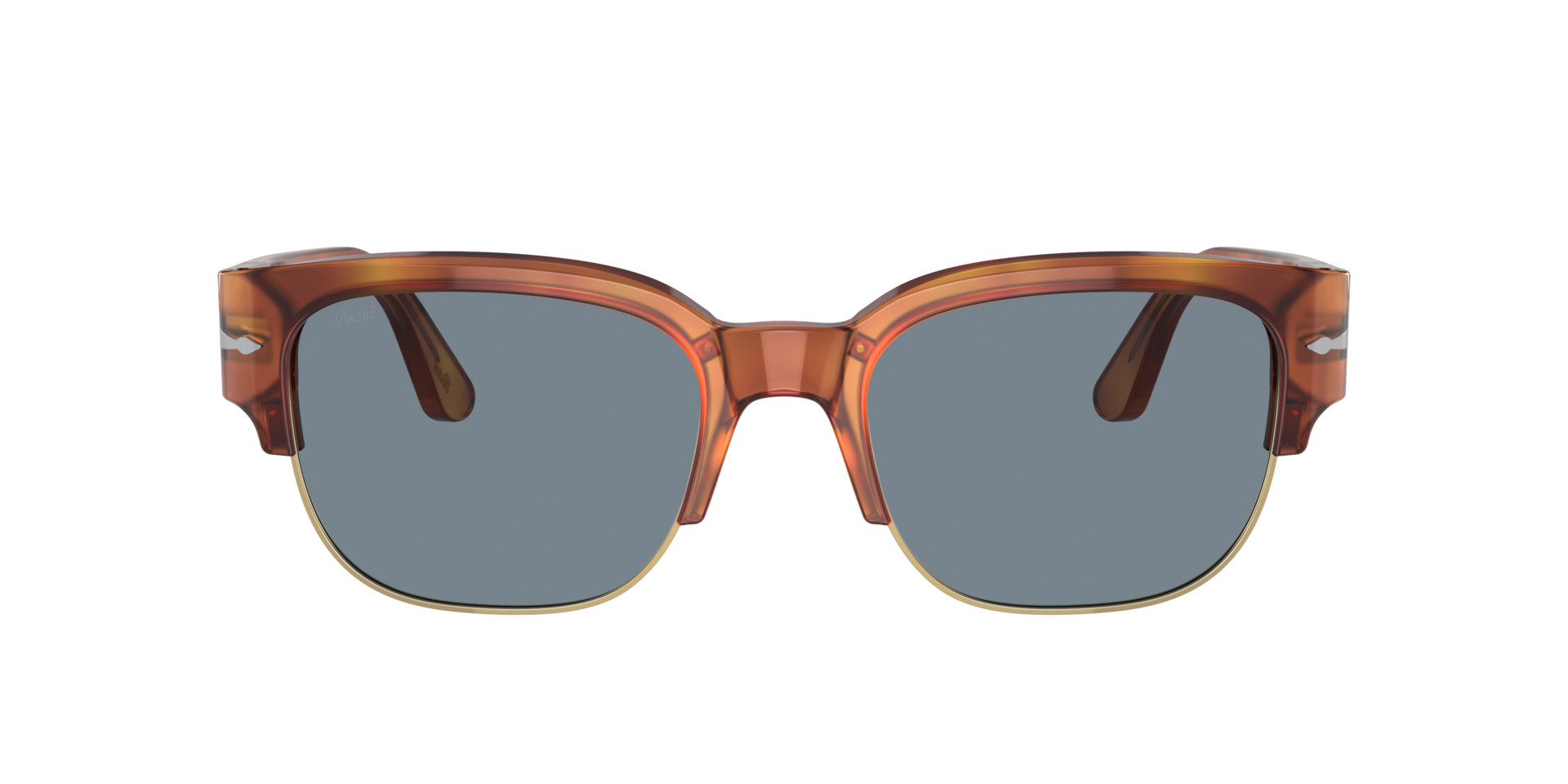 PO3319S Terra Di Siena AcetatSunglass Frames von B24, mit getönten Gläsern