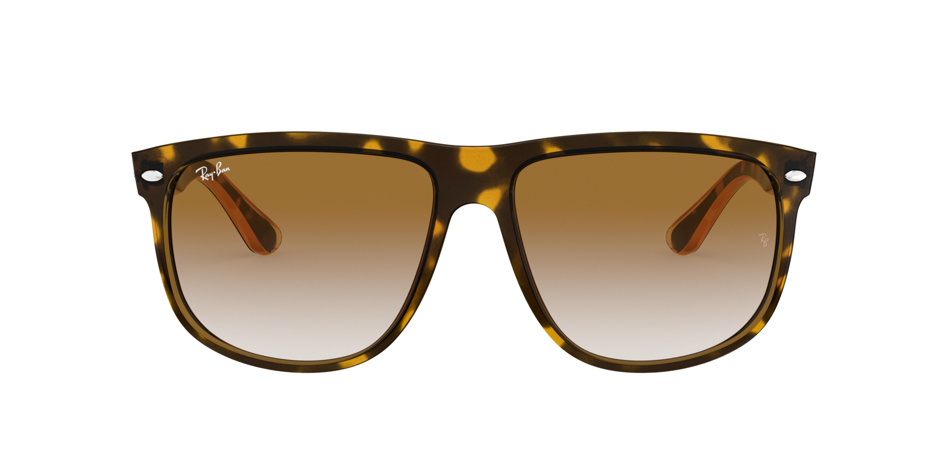 RB4147 Licht Havana KunststofSunglass Frames van B24, met getinte lenzen